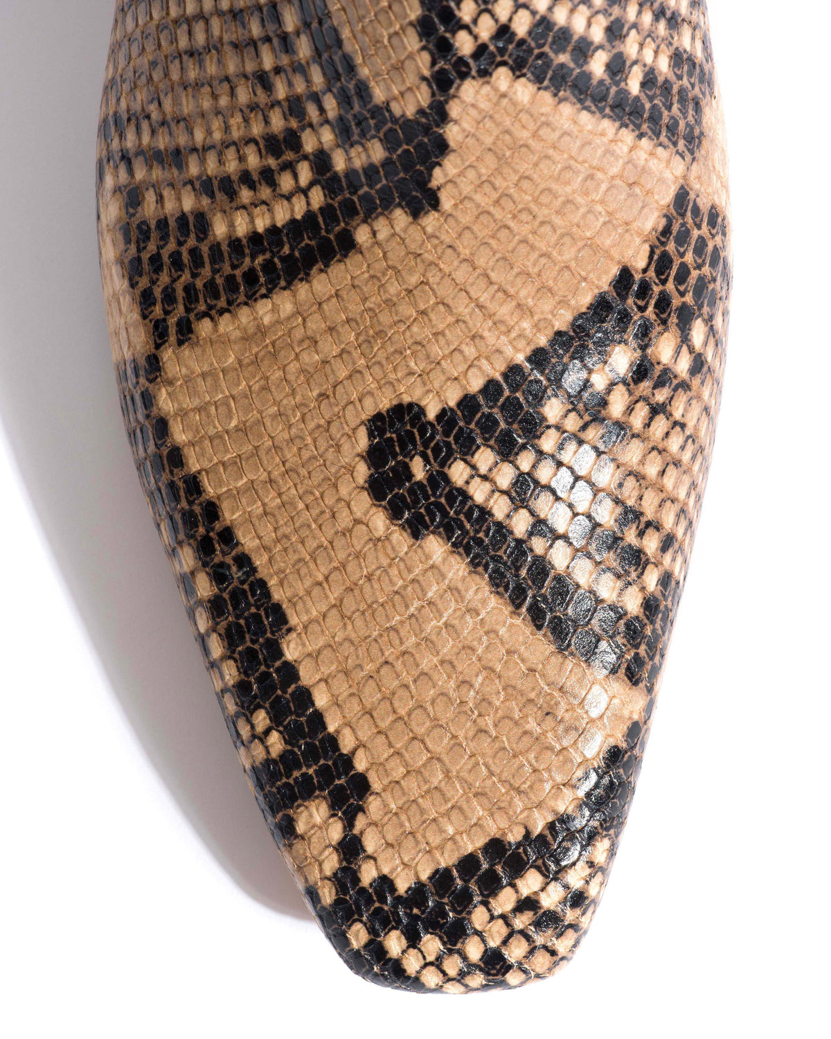 Gaby 40 Snake calf Natural sand