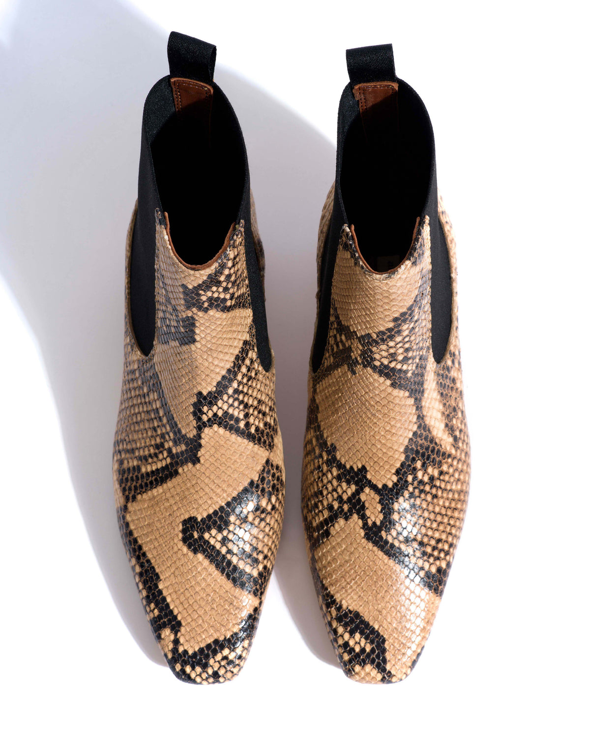 Gaby 40 Snake calf Natural sand