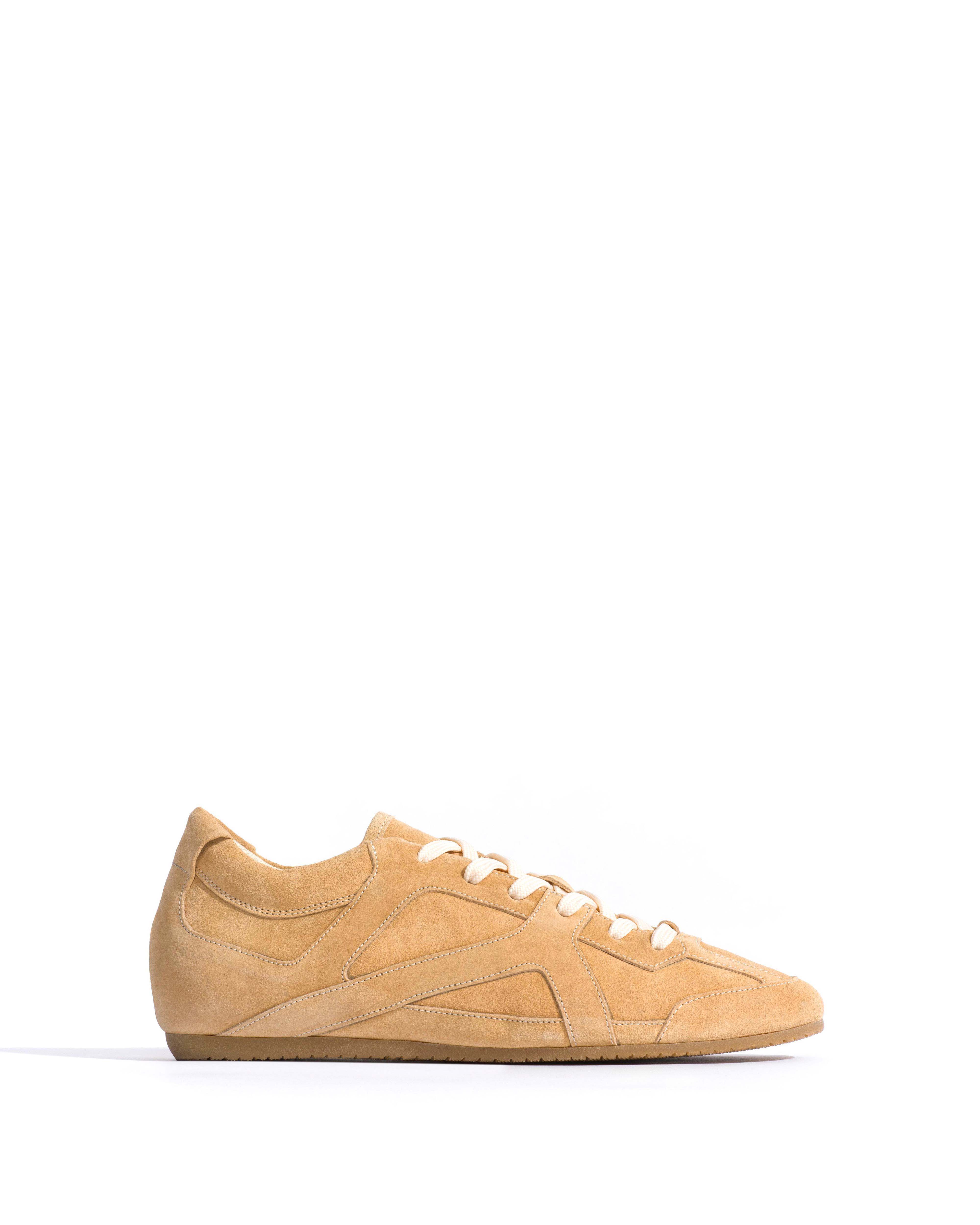Sneakerina Calf suede Creamy sand