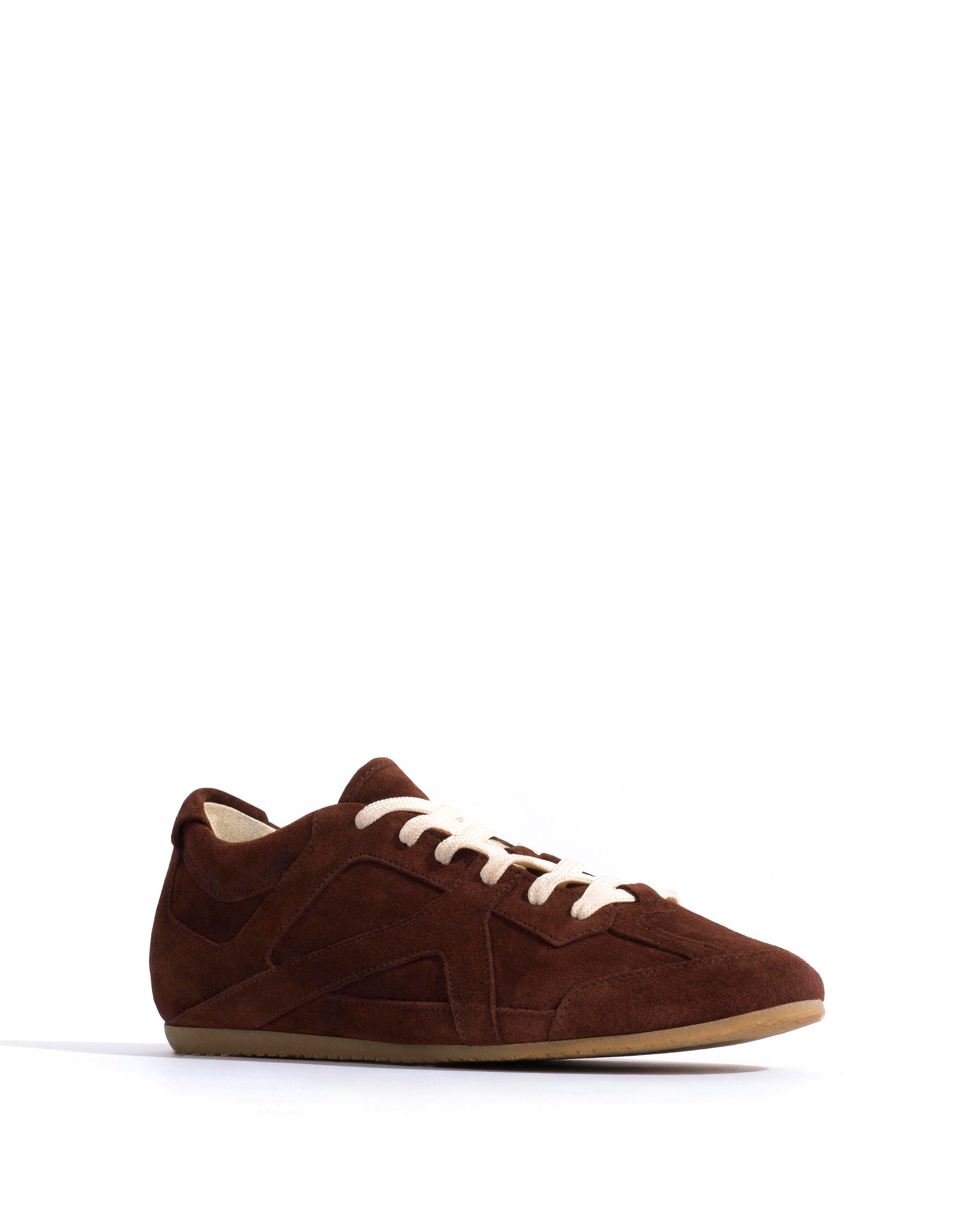 Sneakerina Calf suede Chocolate