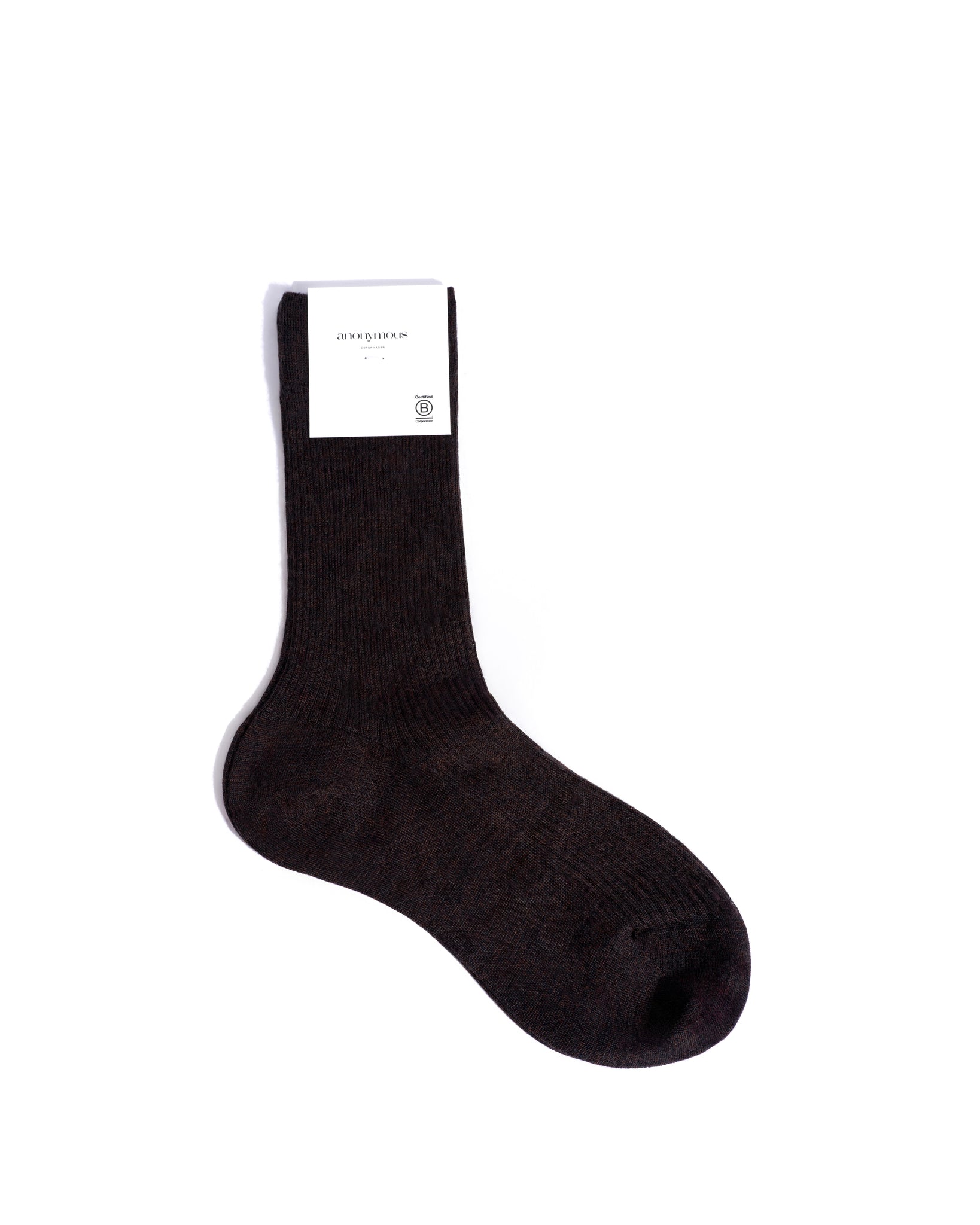 Ines silk cashmere socks 30% silk 70% cashmere Chocolate