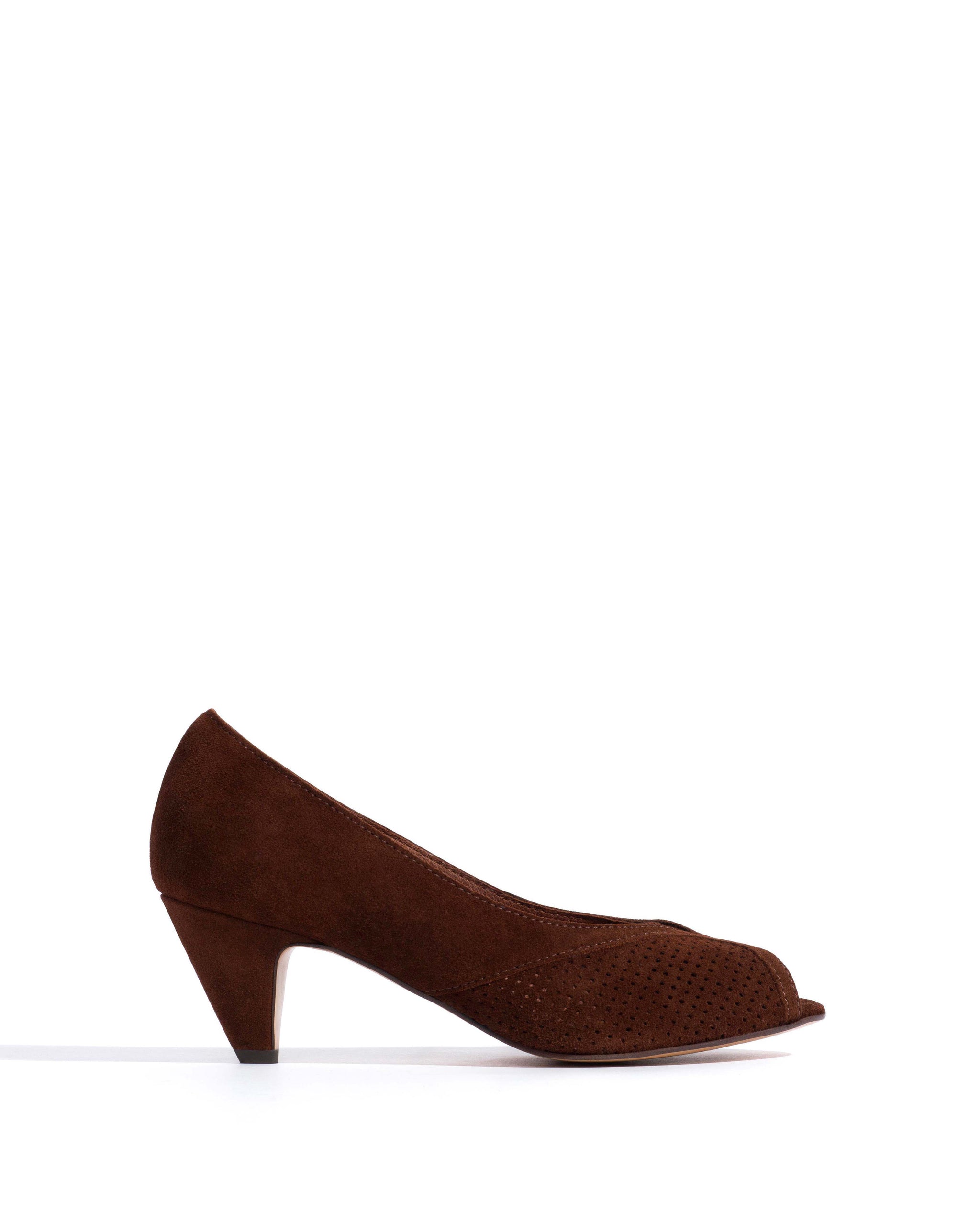 Tiffany stiletto Calf suede Chocolate