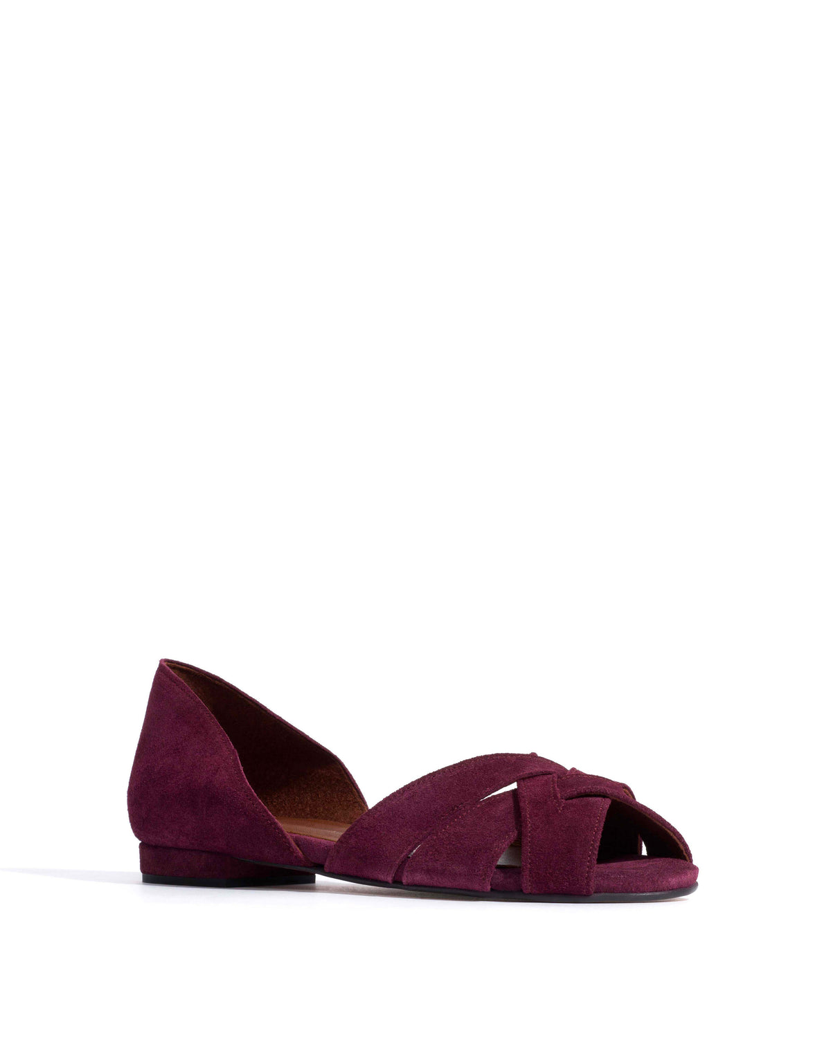 Sanni 20 Calf suede Fig purple