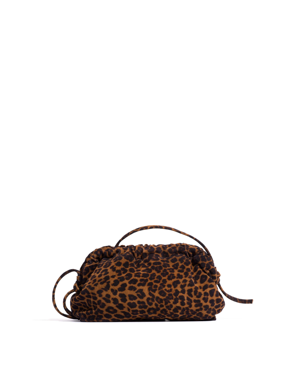 Hally classic cloud bag Calf suede print Leopard
