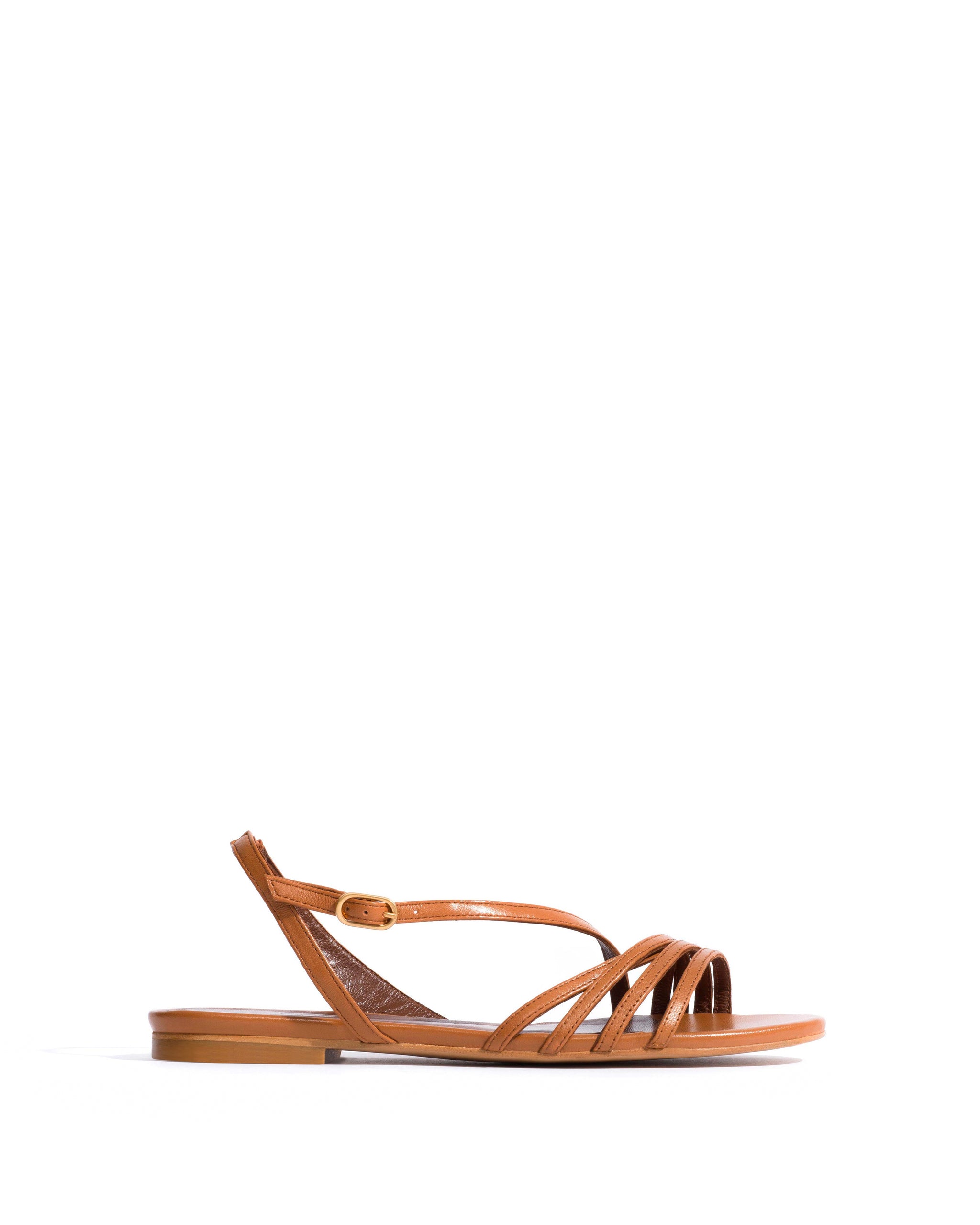 Naia 10 Shiny lamb Caramel - Anonymous Copenhagen Flat sandals