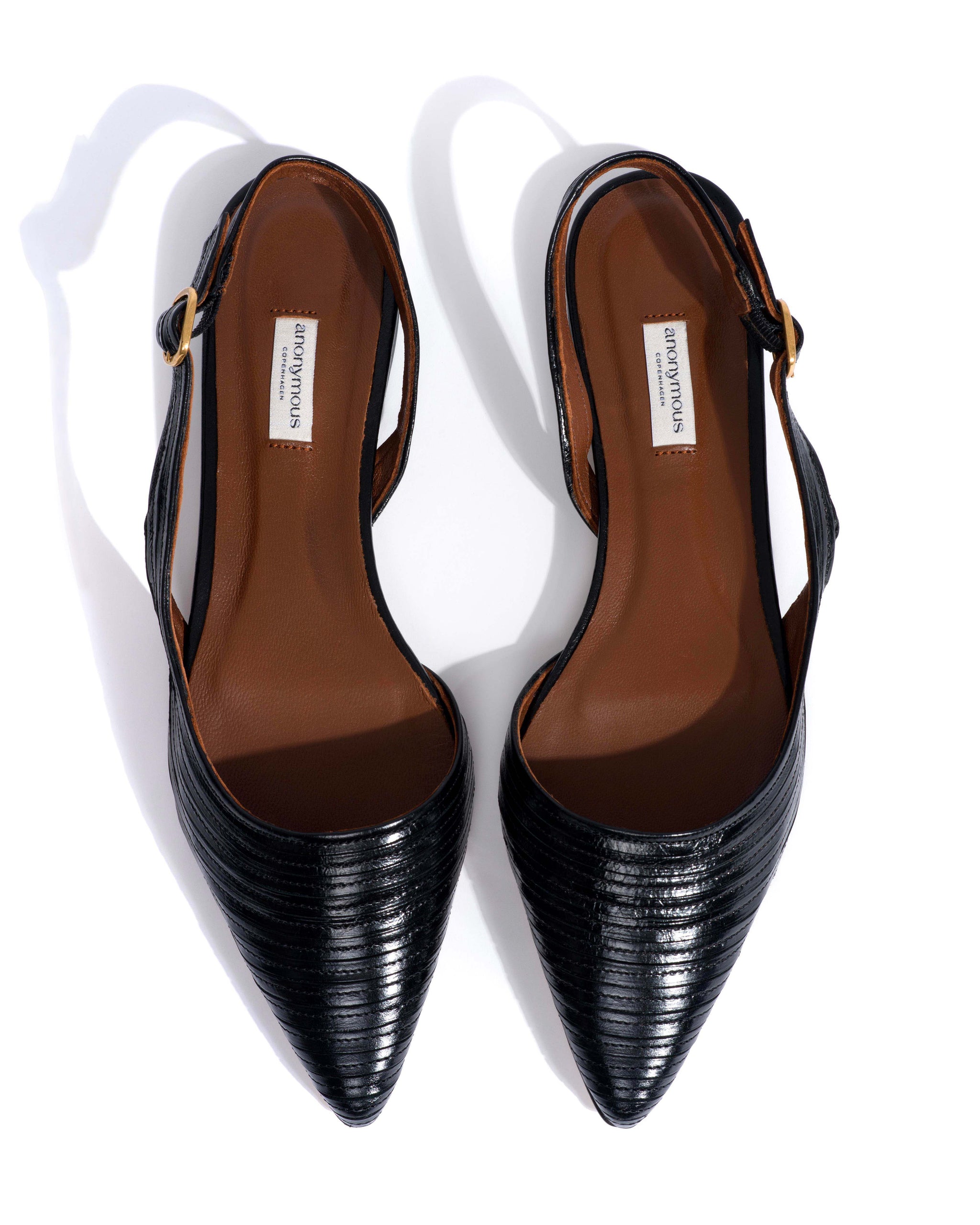 Carla 10 Crinkled polished goat Black - Anonymous Copenhagen Shoes