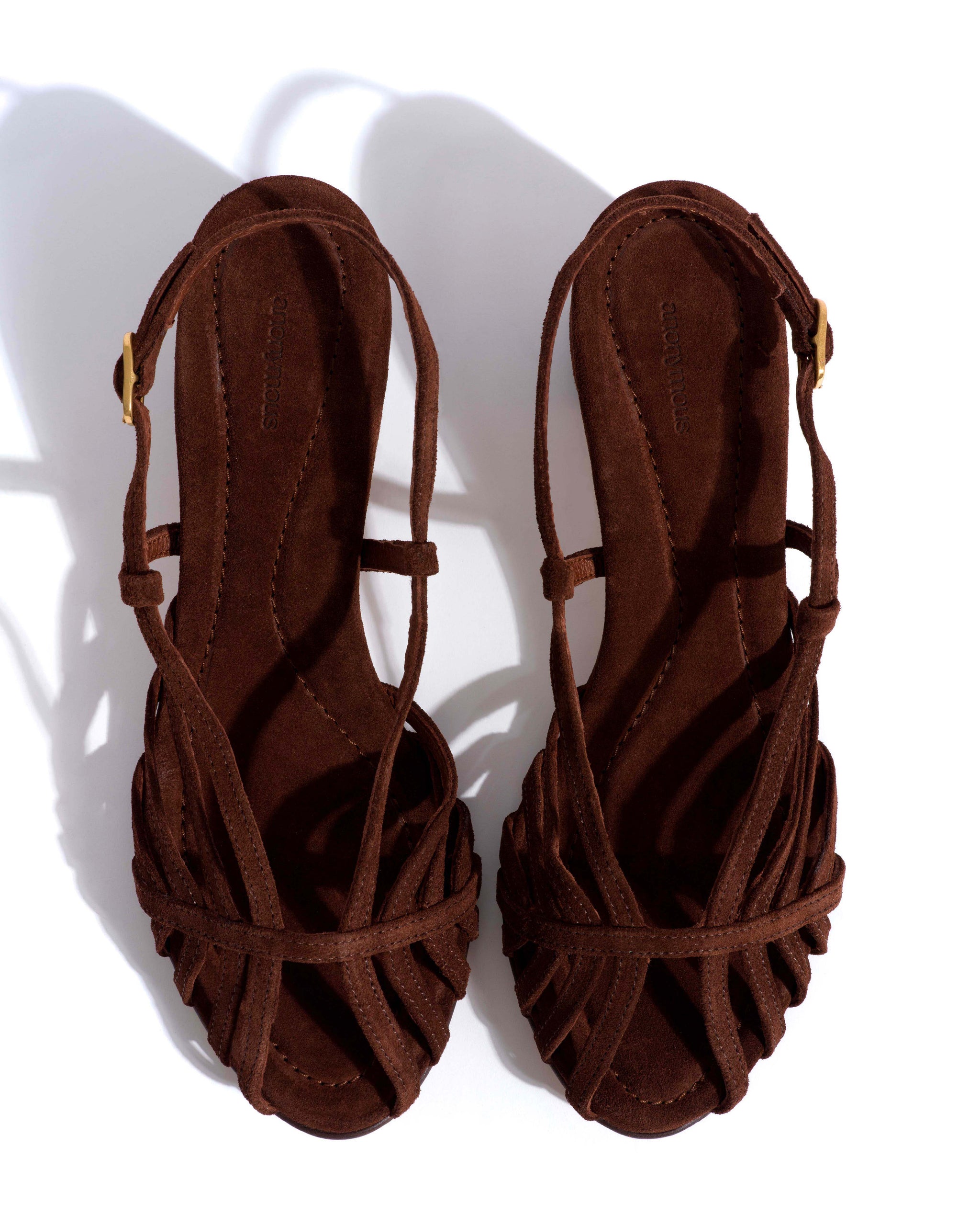 Briddie 50 Calf suede Chocolate - Anonymous Copenhagen Shoes