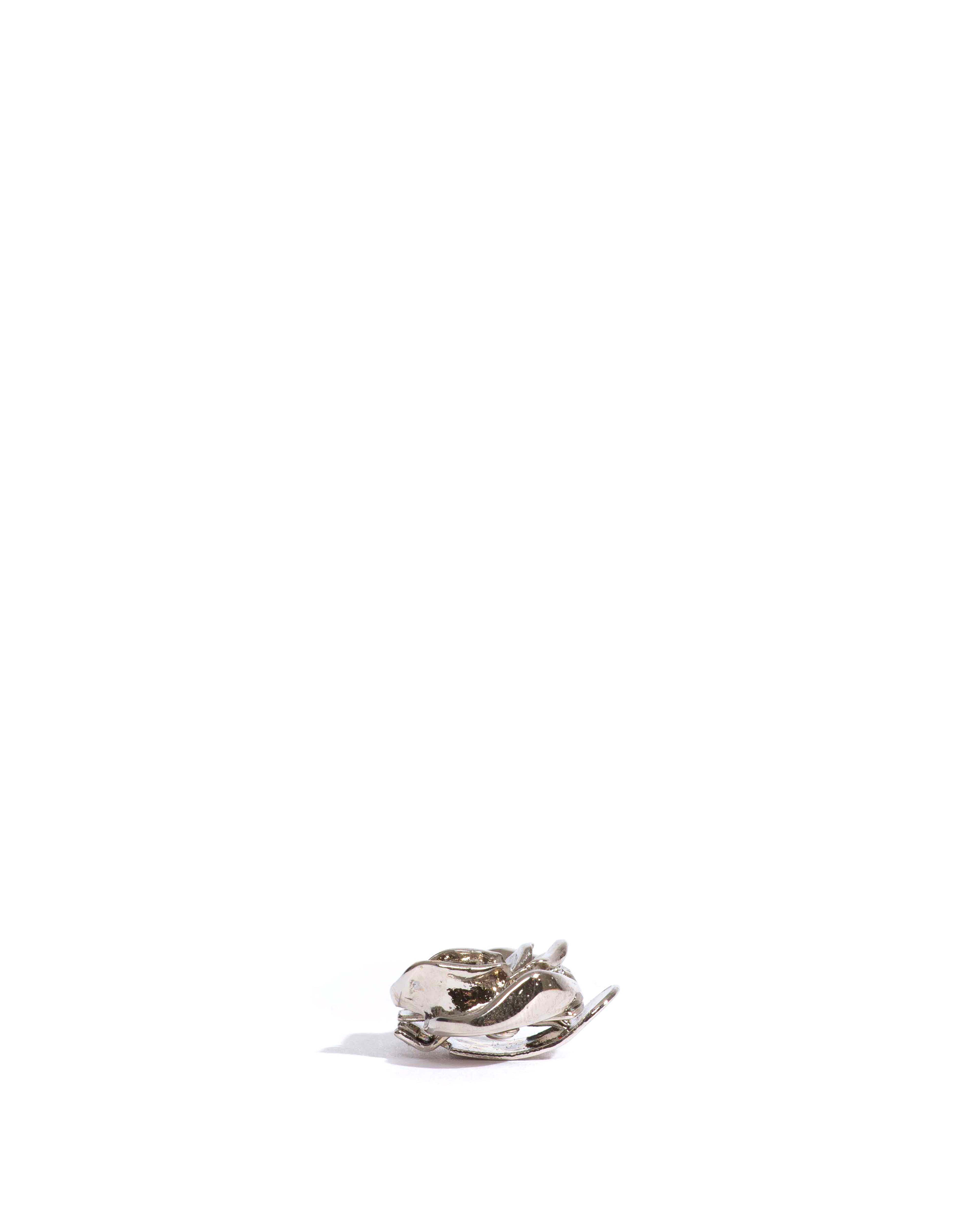 Metallic rose clip Metal Silver