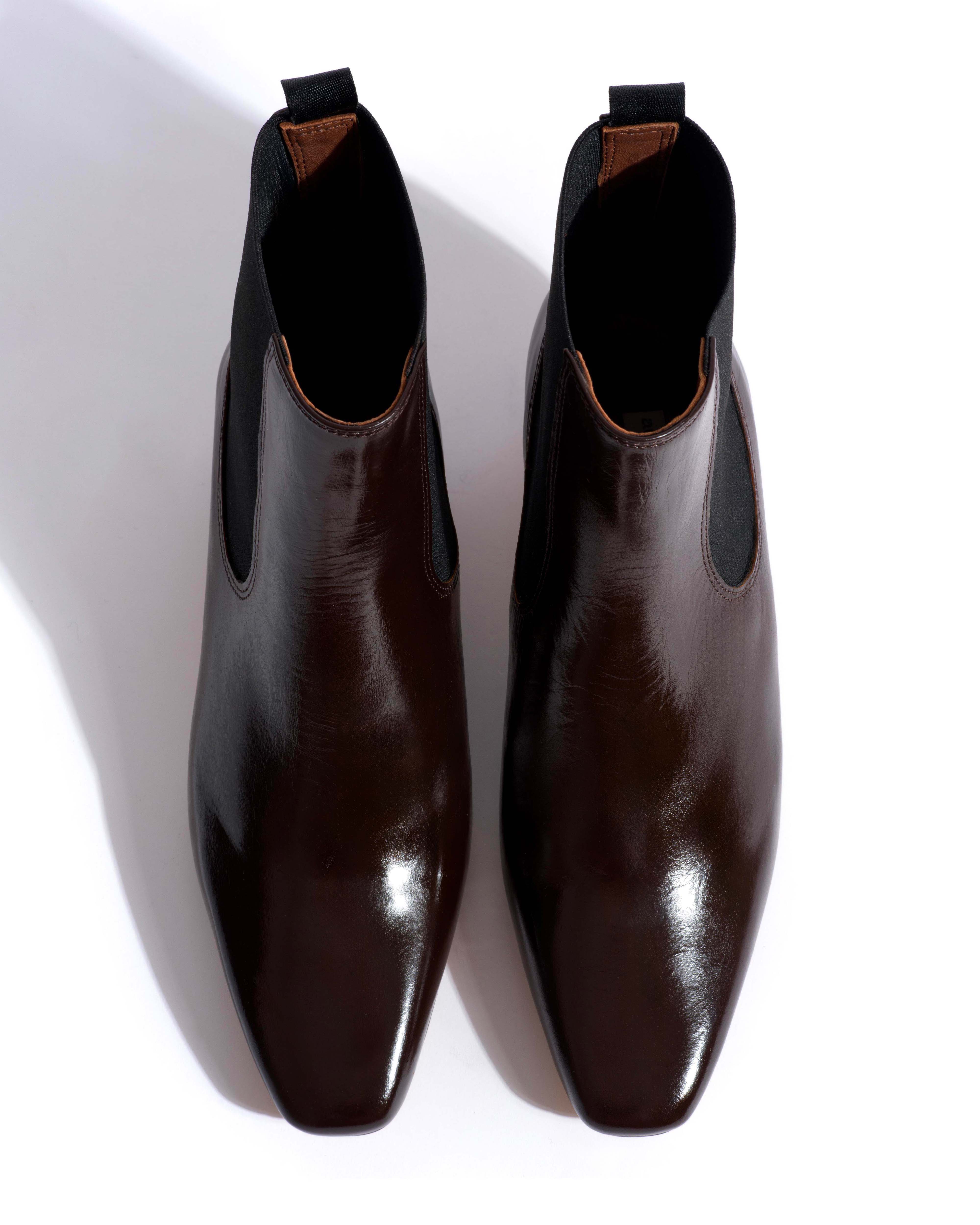 Gaby 40 Crinkled soft calf Espresso brown