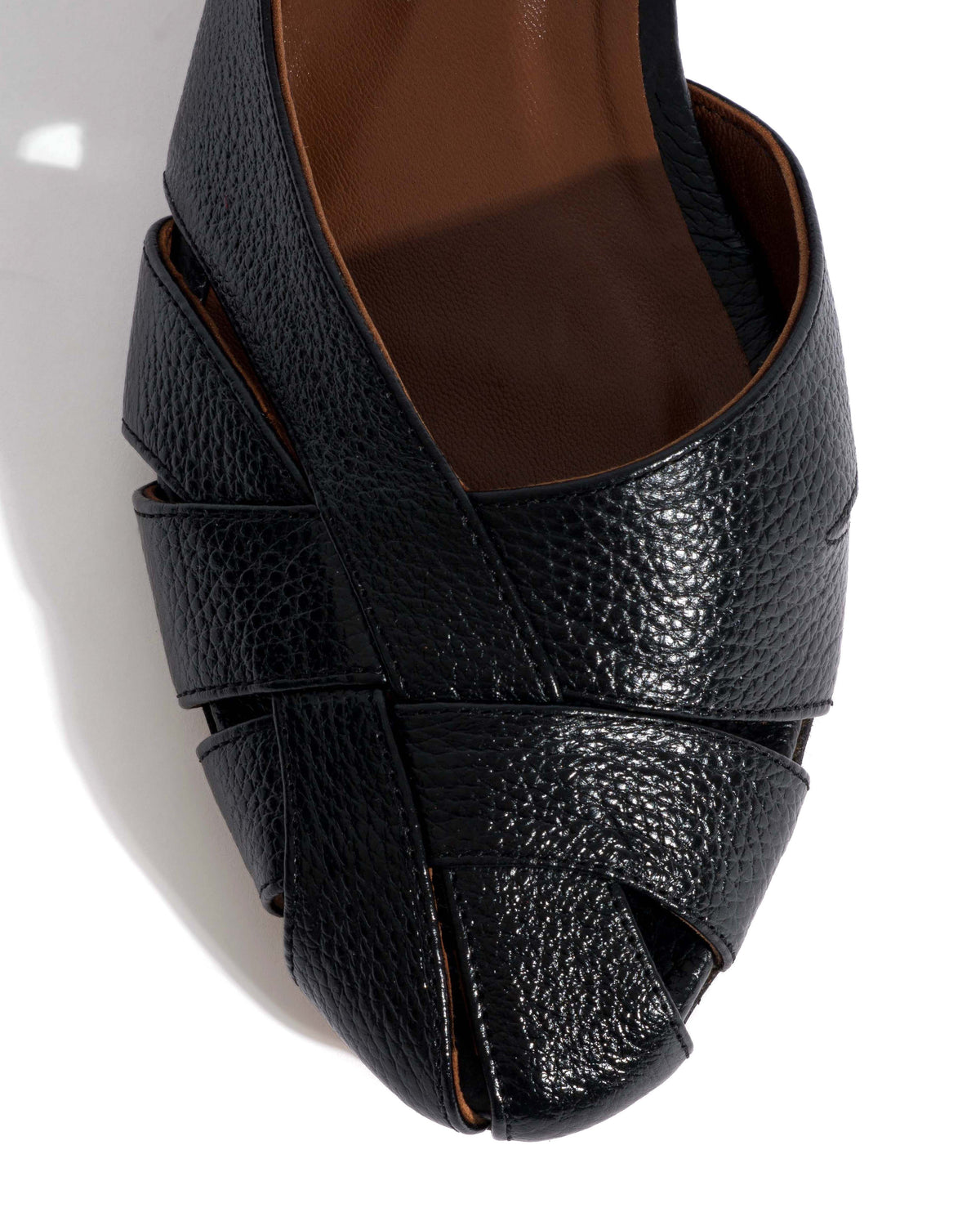 Barielle 25 Pebbled soft calf Black