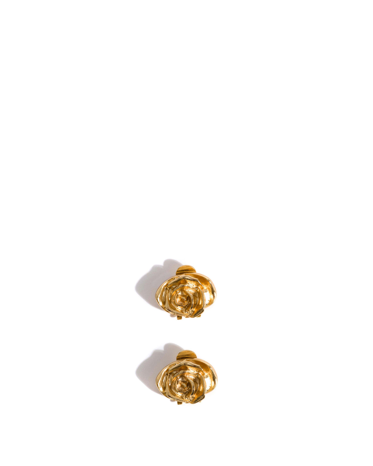 Metallic rose clip Metal Gold