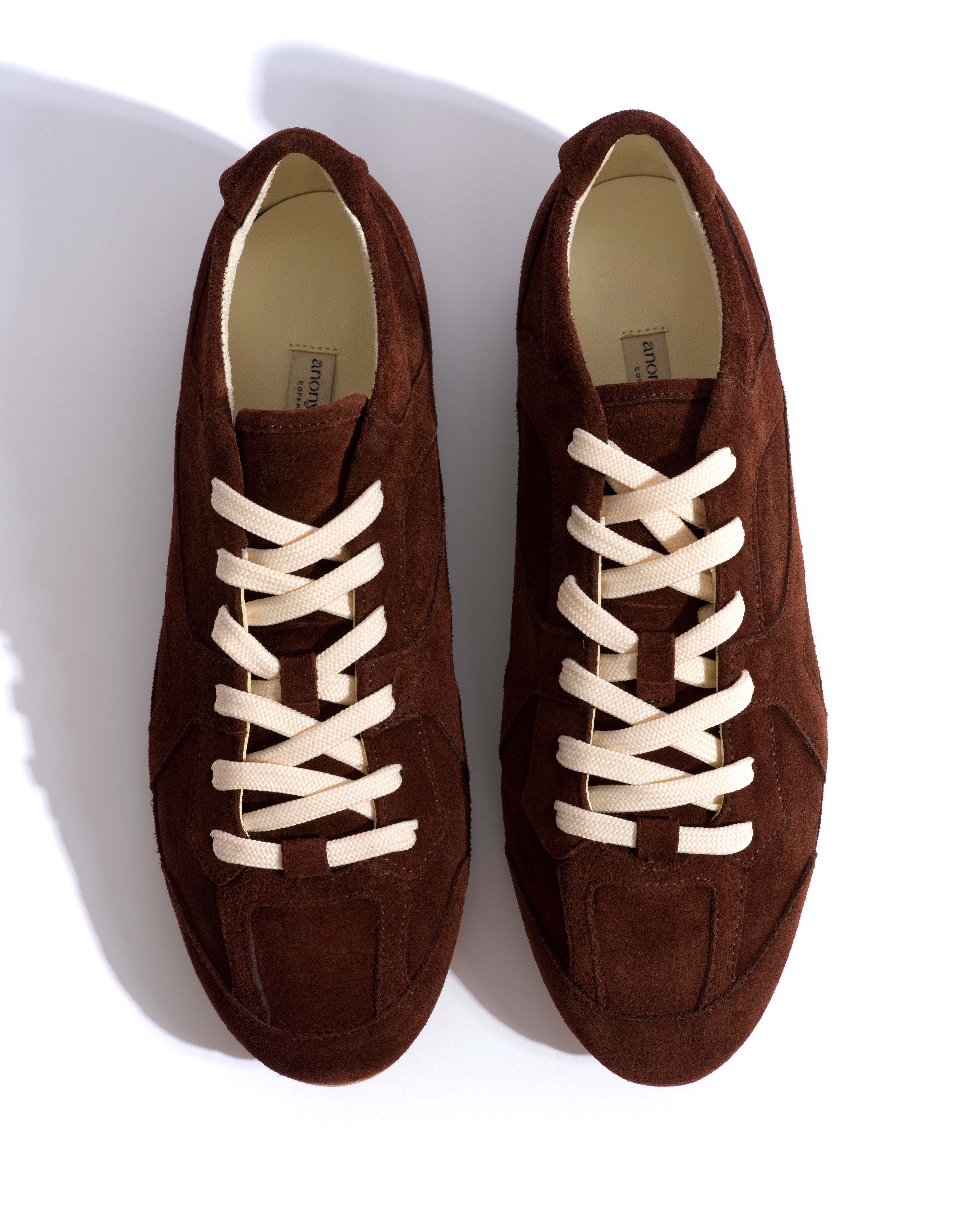 Sneakerina Calf suede Chocolate