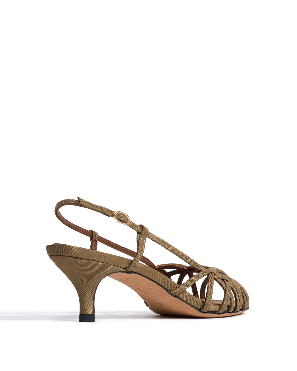 Scarlett 50 kitten Glossy moire Khaki