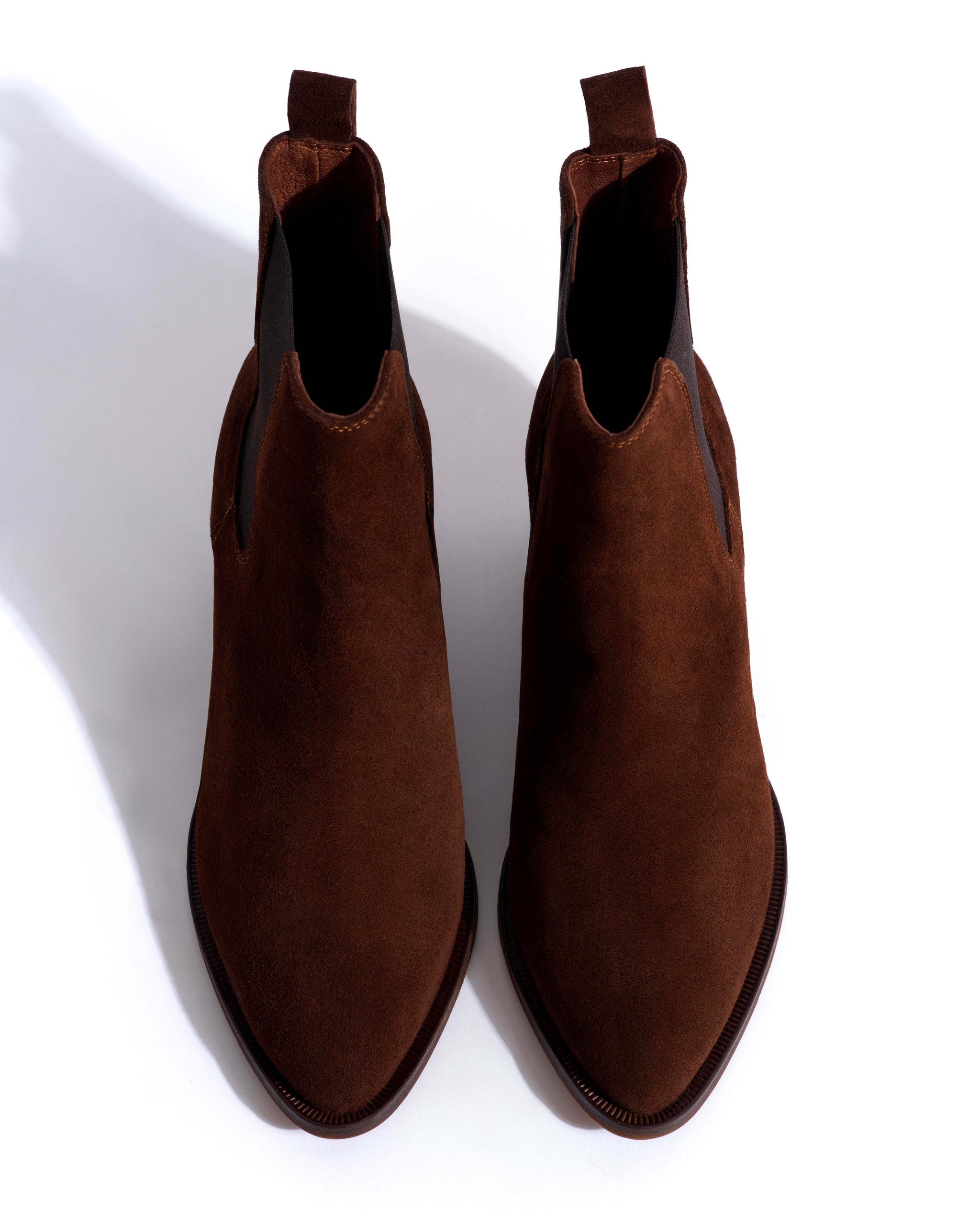 Faith Calf suede Chocolate