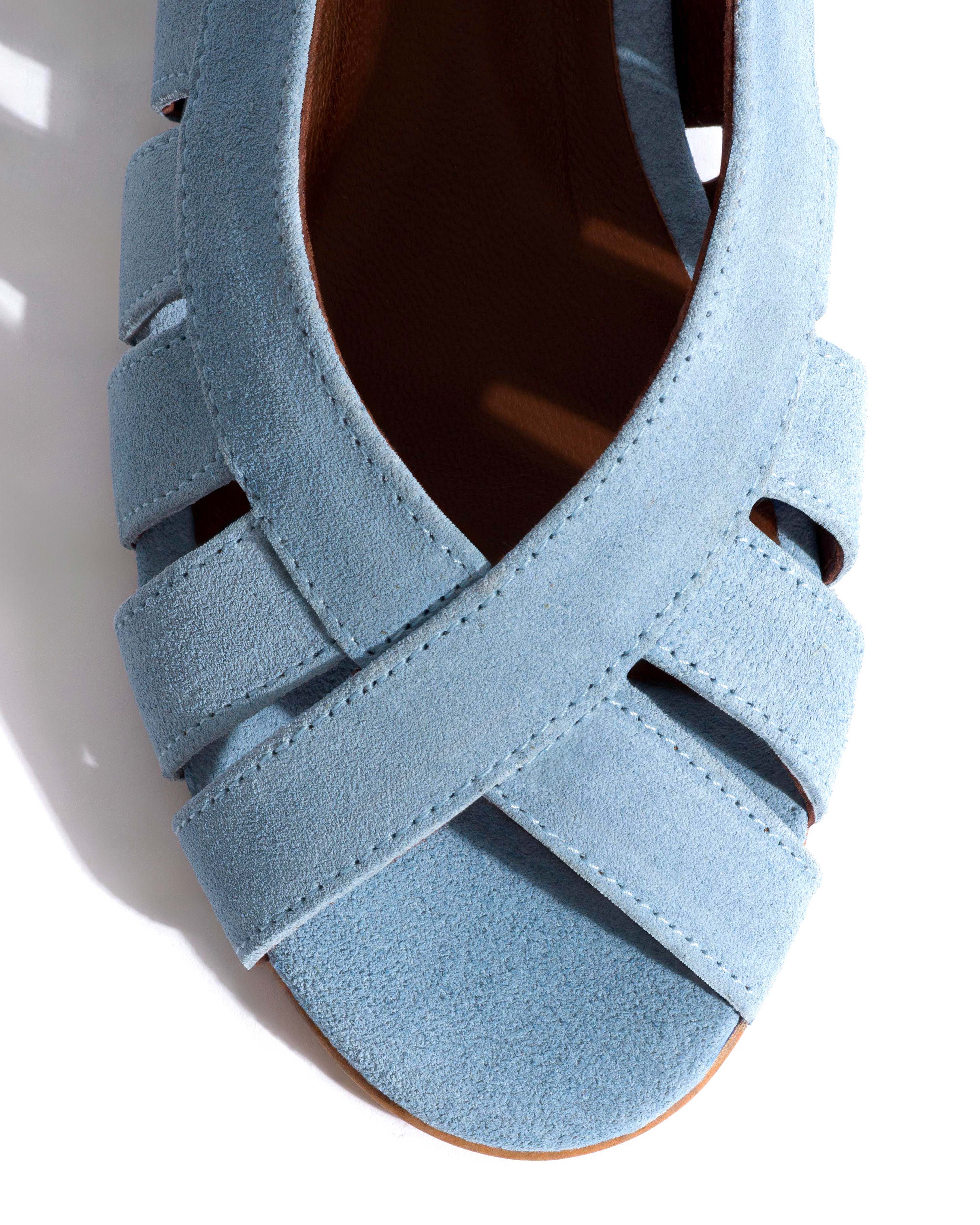 Sophie 20 Calf suede Porcelain blue