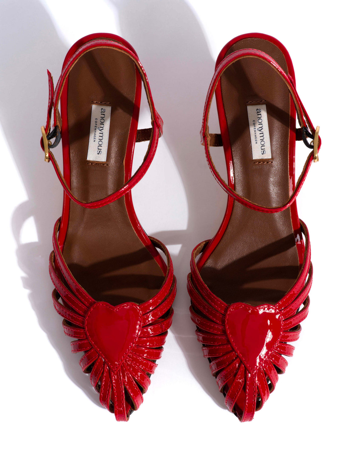 Keesha 55 Polished soft calf Ruby red