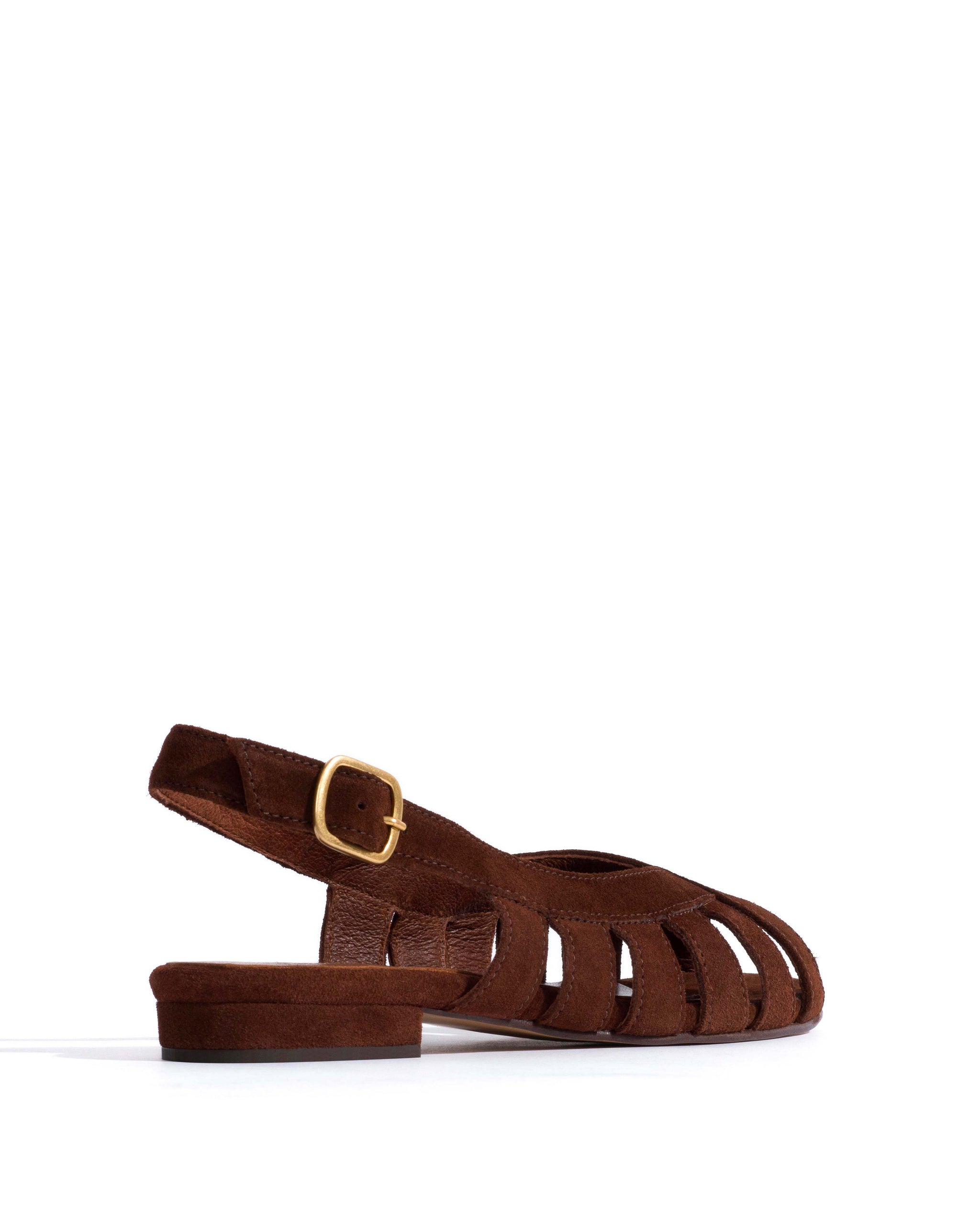 Sophie 20 Calf suede Chocolate