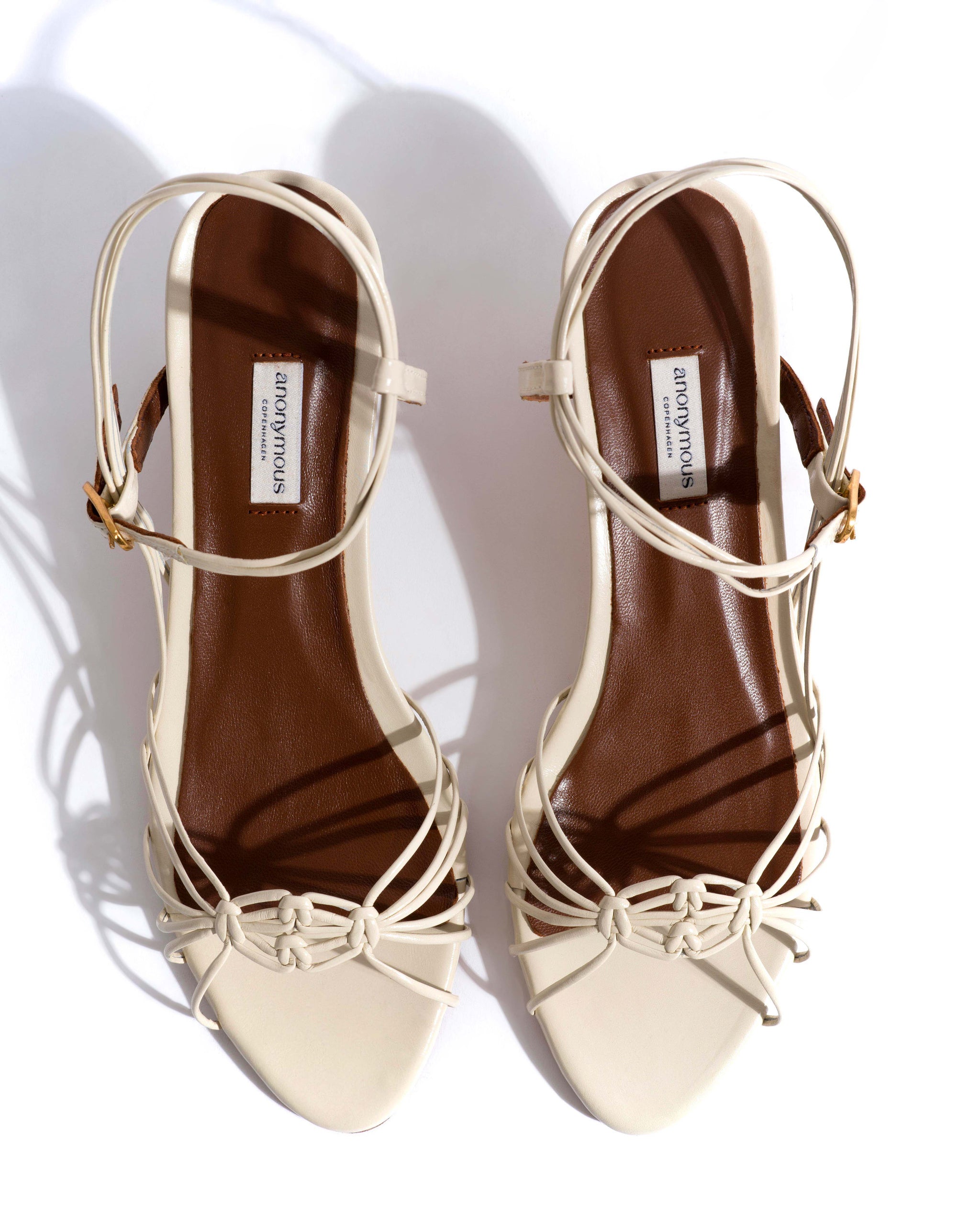 Savannah 40 hand-braided Crinkled polished goat White sand - 