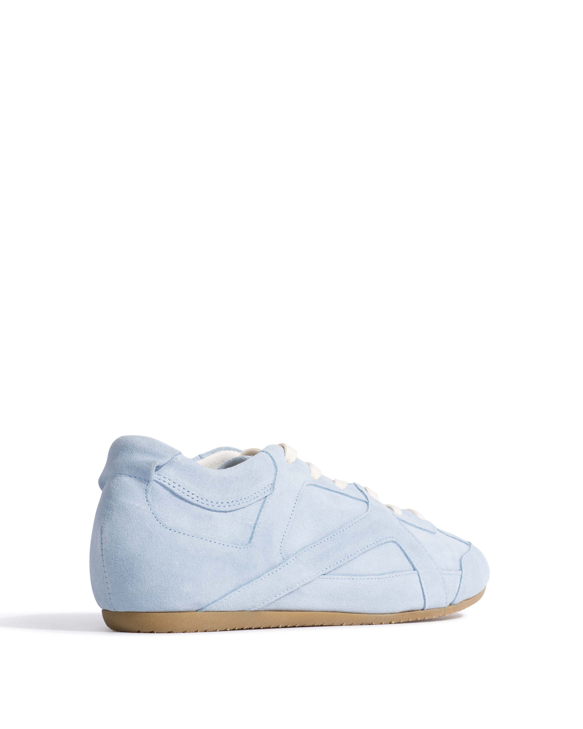 Sneakerina Calf suede Porcelain blue