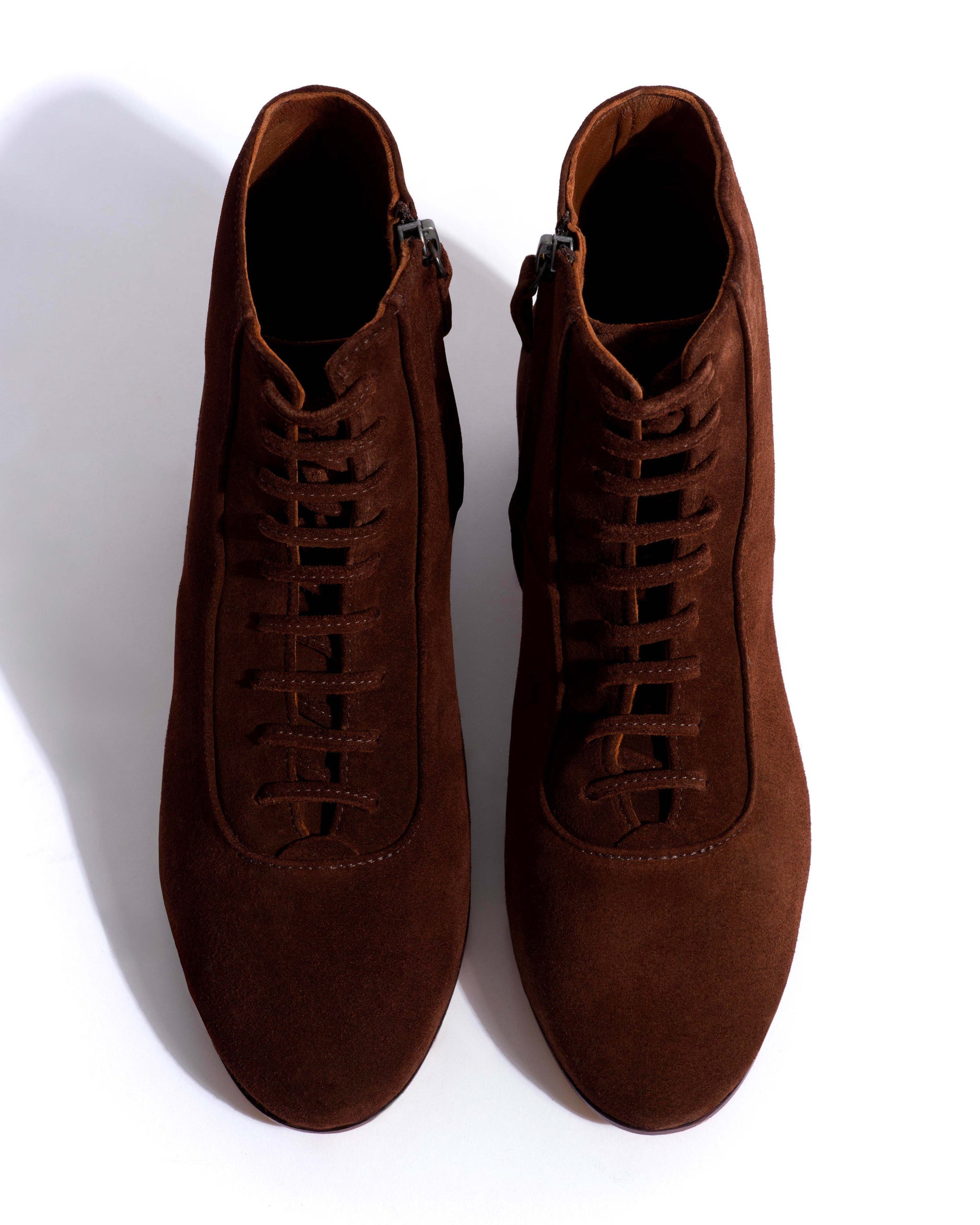 Janie 40 Calf suede Chocolate