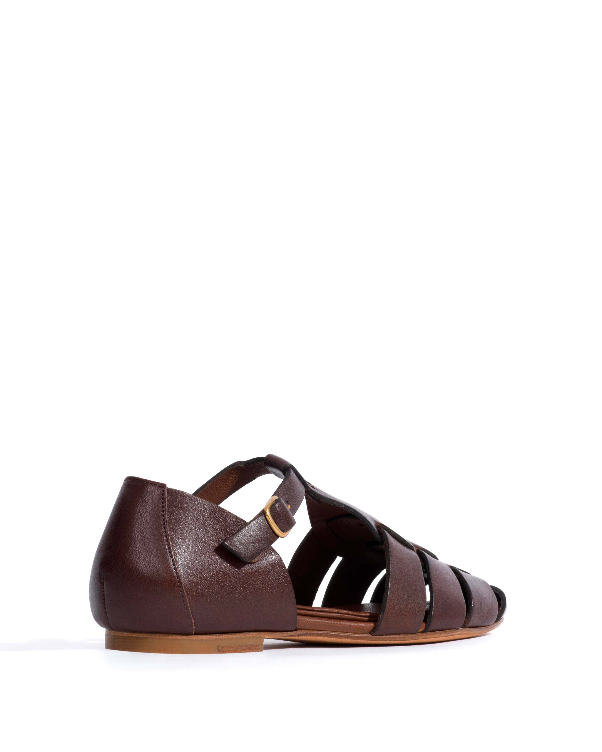 Lain flats Vegetal soft calf Coffee brown - Anonymous Copenhagen Shoes