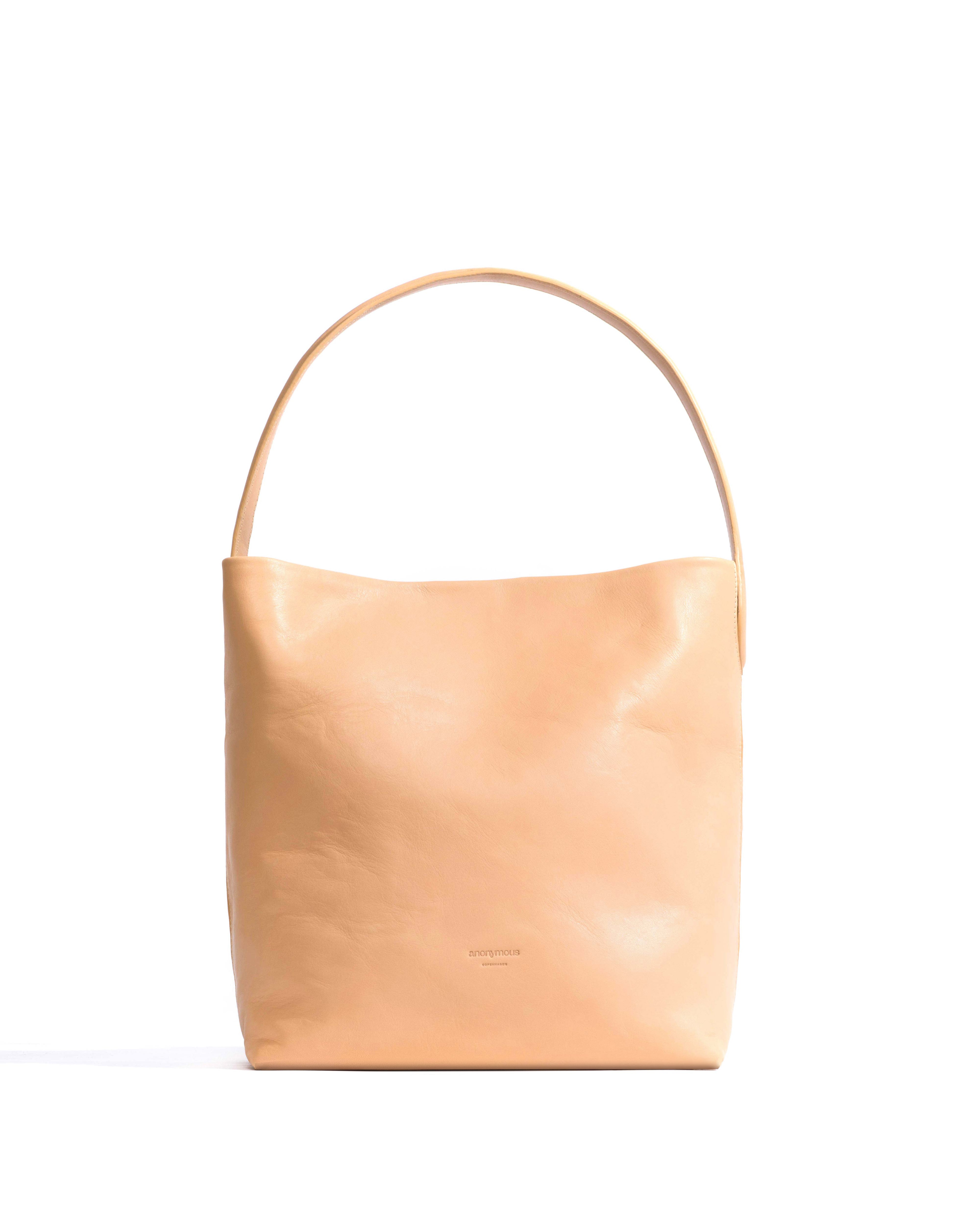 Versa everyday bag Vegetal soft calf Natural tan