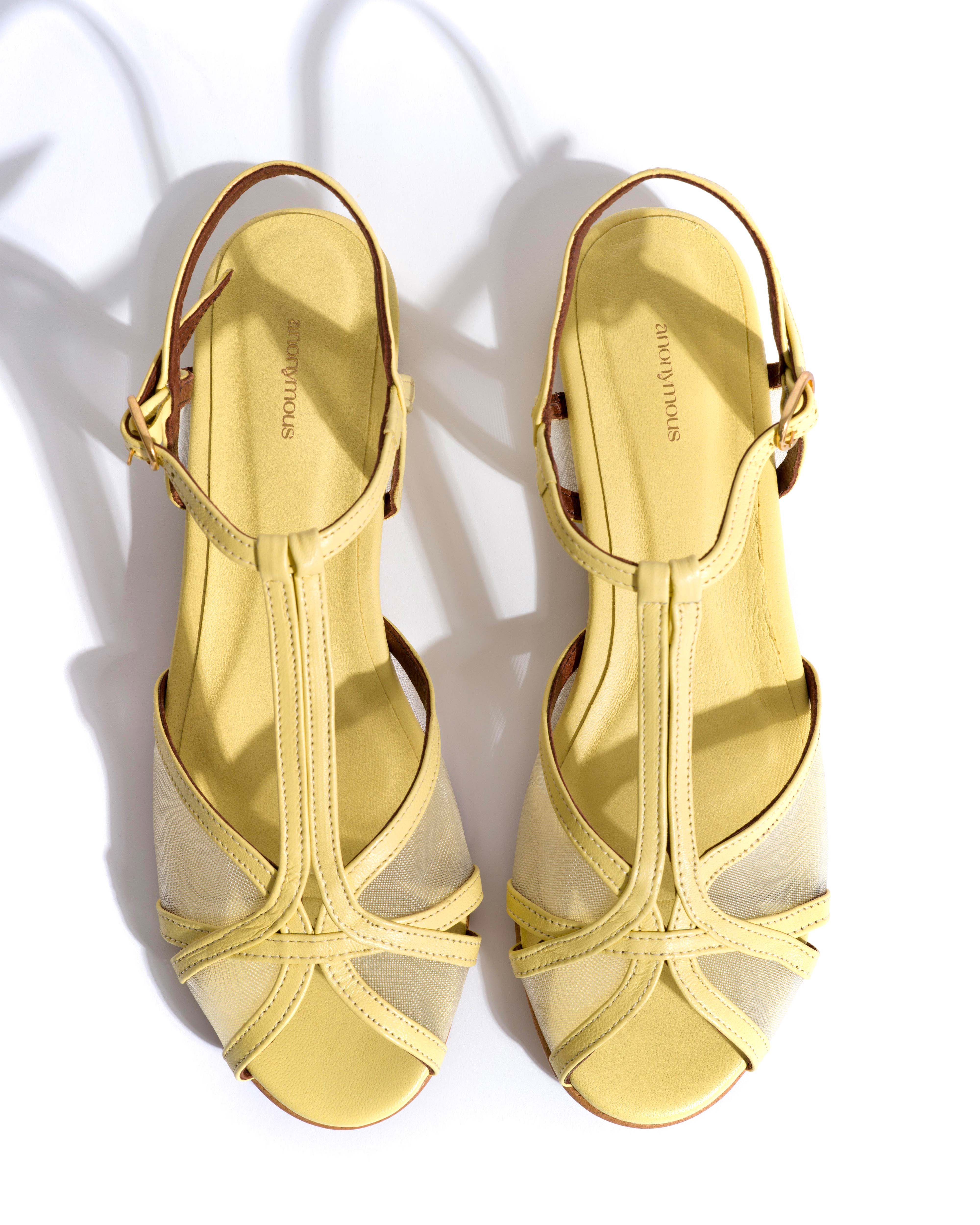 Therese 20 mesh Shiny lamb & mesh Pineapple ice