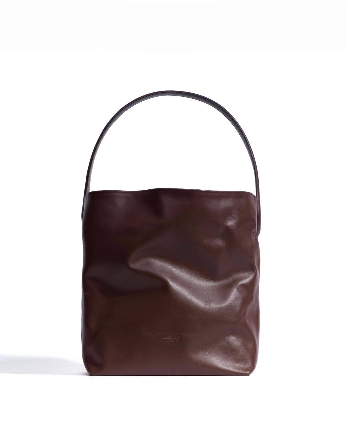 Versa slouchy everyday bag Soft calf Chocolate