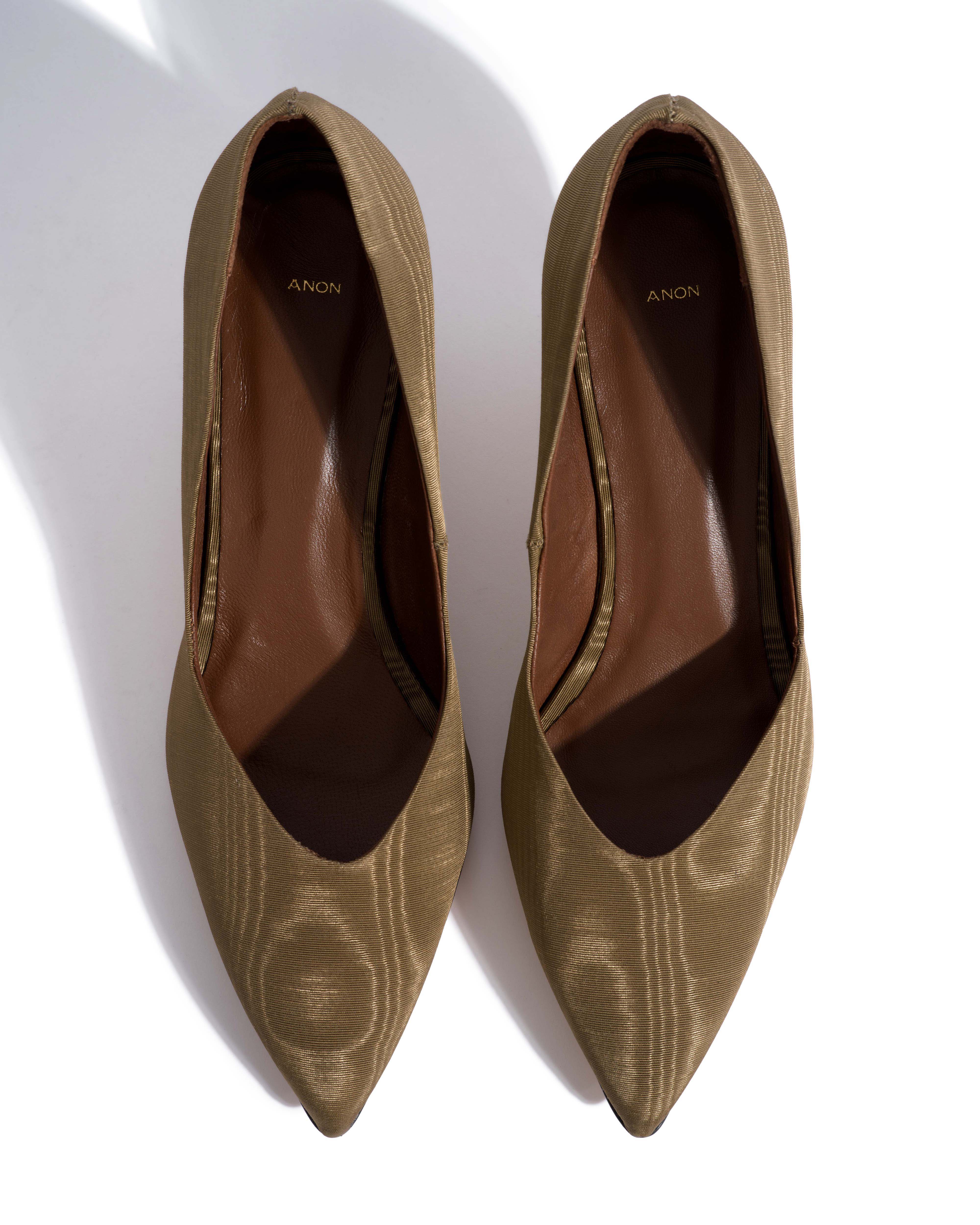 Trini 55 Glossy moire Khaki
