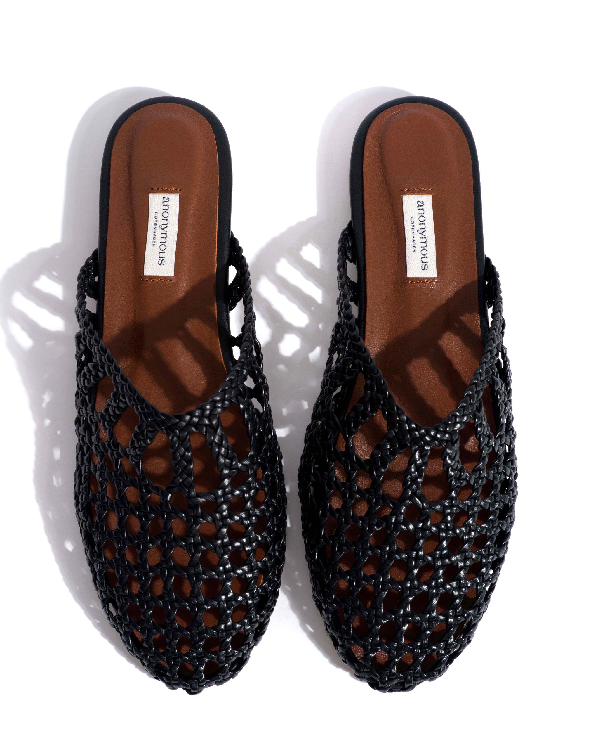 Sabrina 10 hand-braided leather Black - 