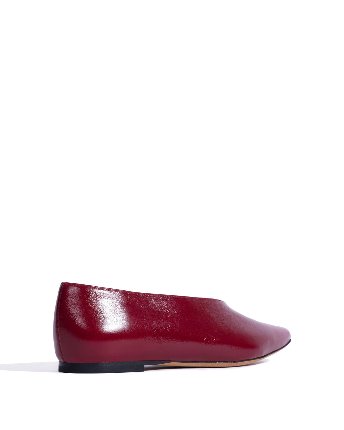 Phia 10 Crinkled polished goat Pomegranate