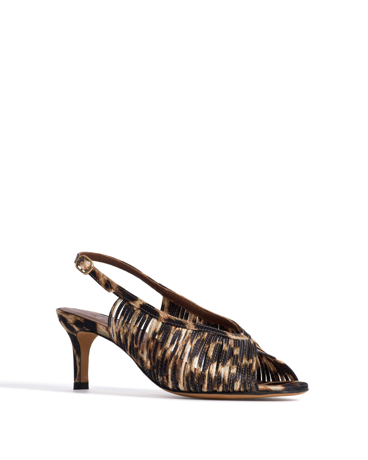 Zenia 55 Satin print Leopard