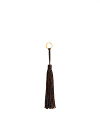 Langley fringe keyring Calf suede print Jaguar