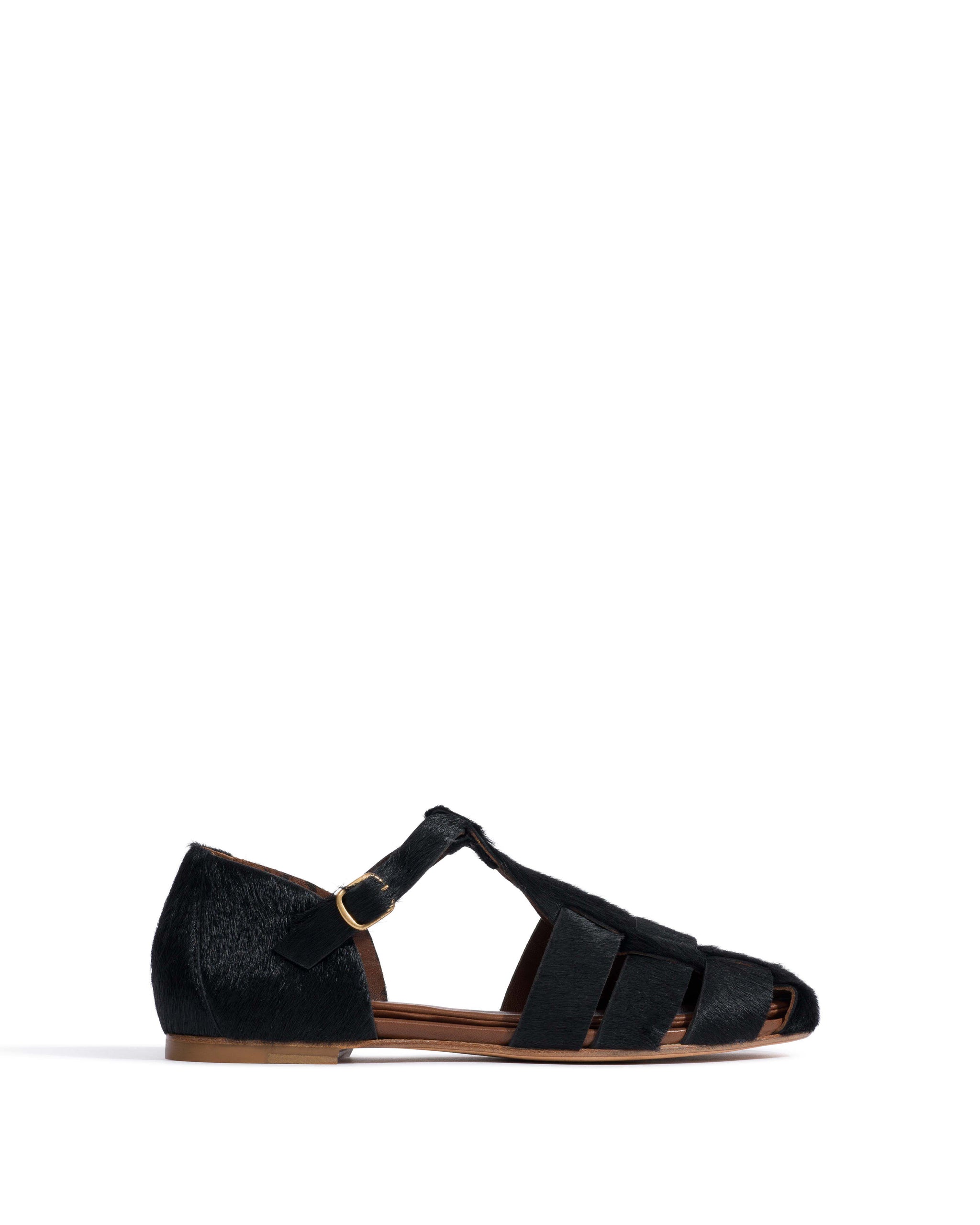Lain flats Calf hair Black - Anonymous Copenhagen Flat-loafers & ballerinas & pumps