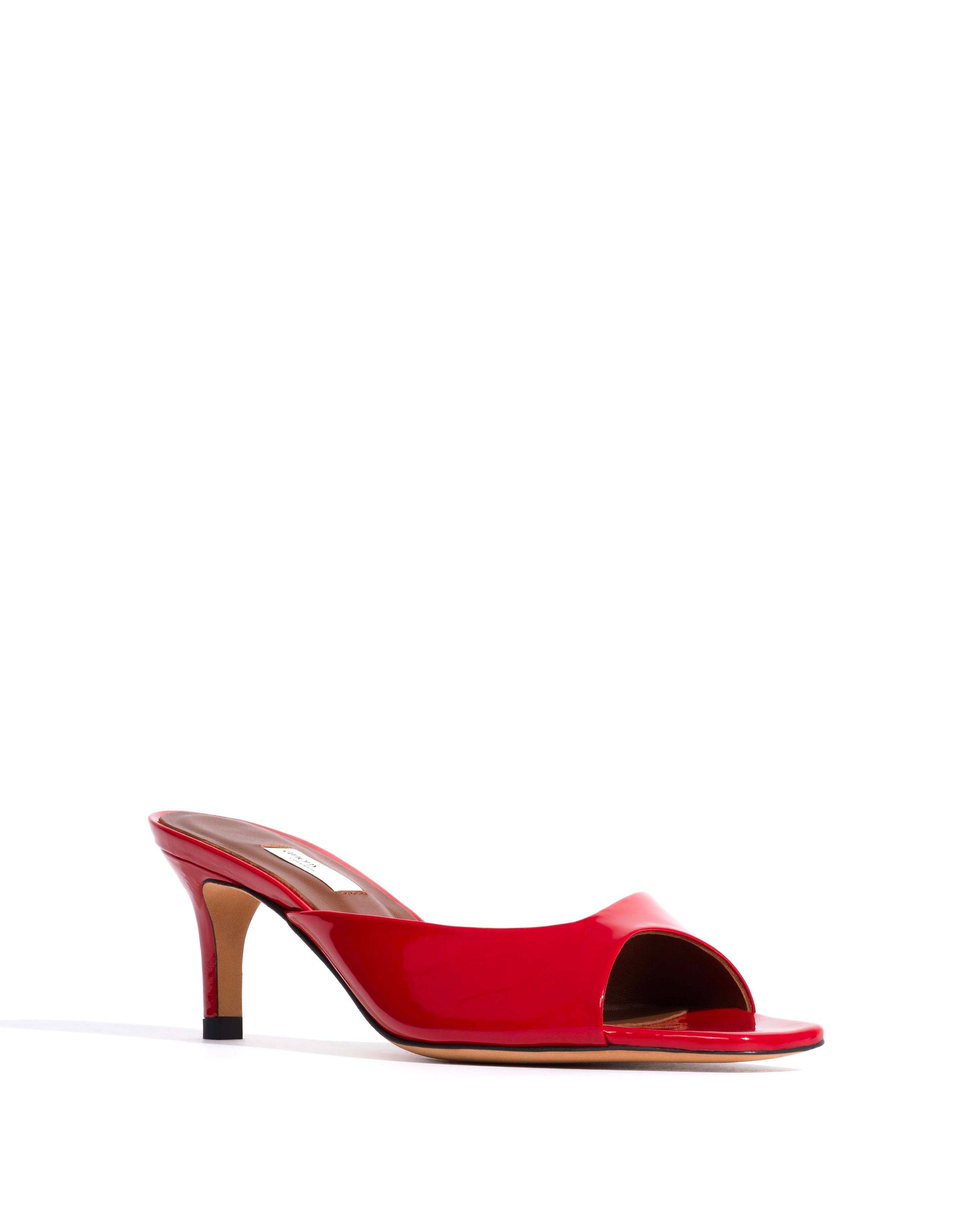 Mazy 55 Polished soft calf Ruby red - Anonymous Copenhagen Heels
