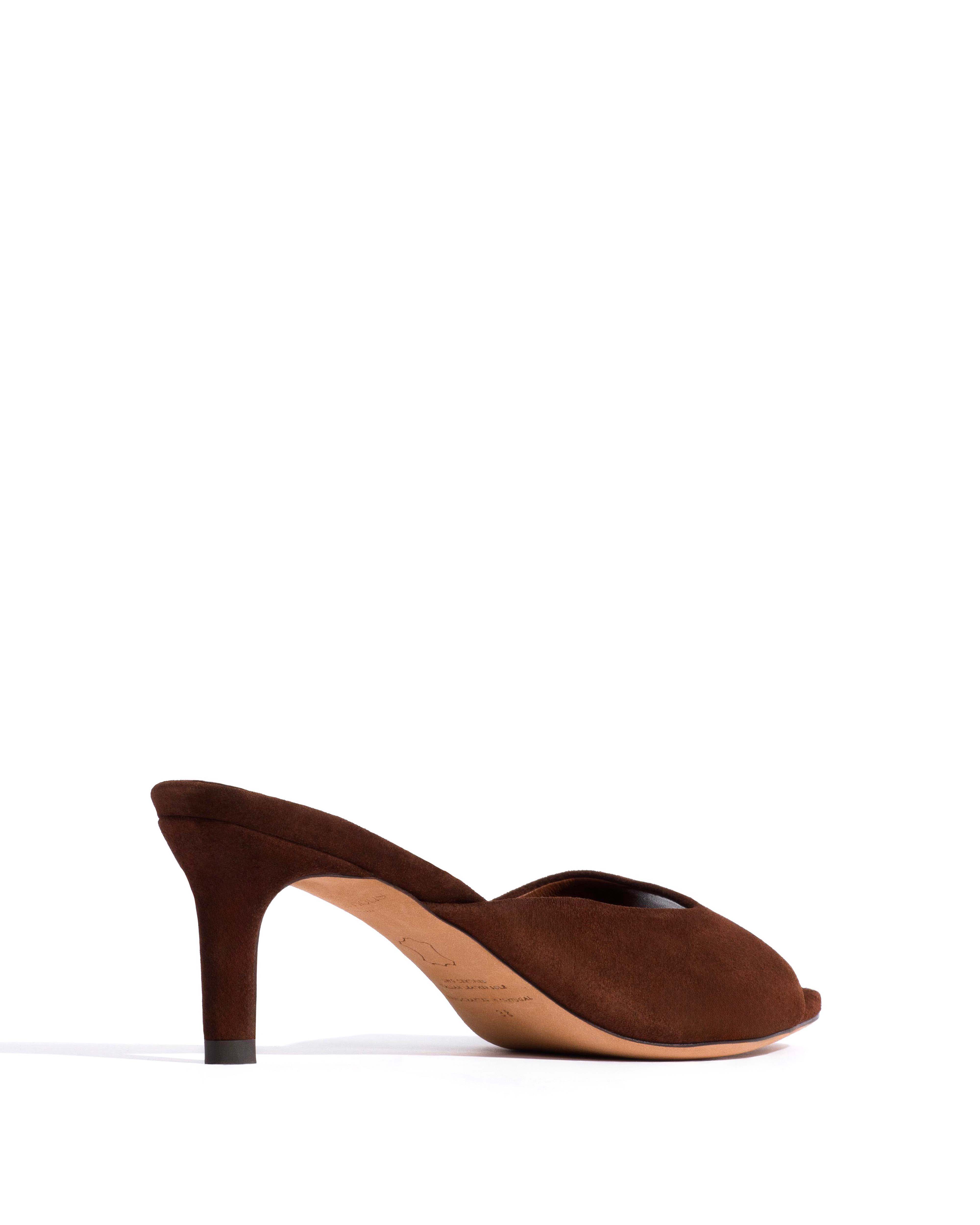 Mazy 55 Calf suede Chocolate