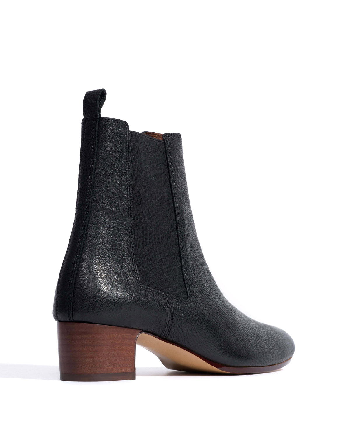 Niabella Natural grain soft calf Black