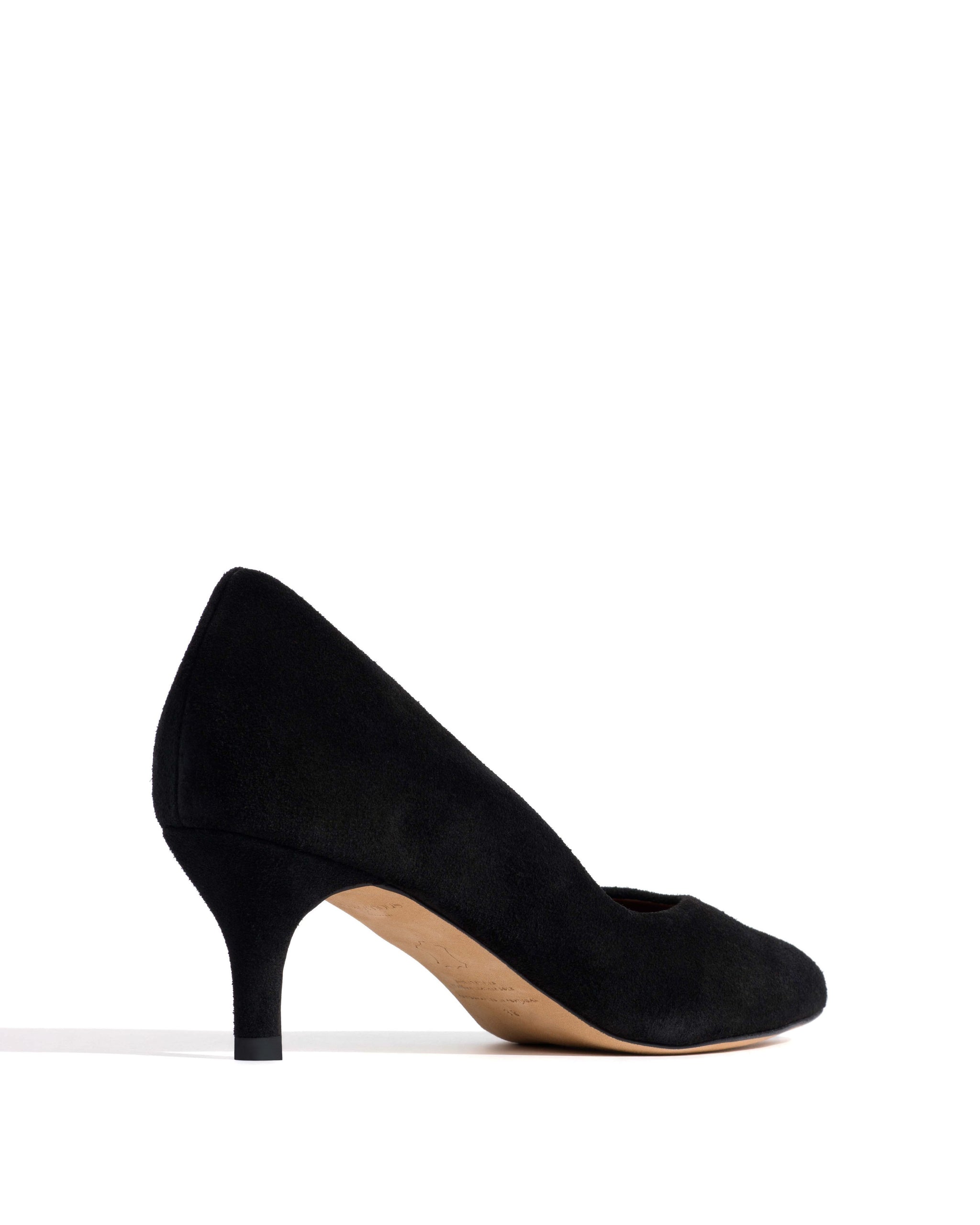 Trini 55 Calf suede Black