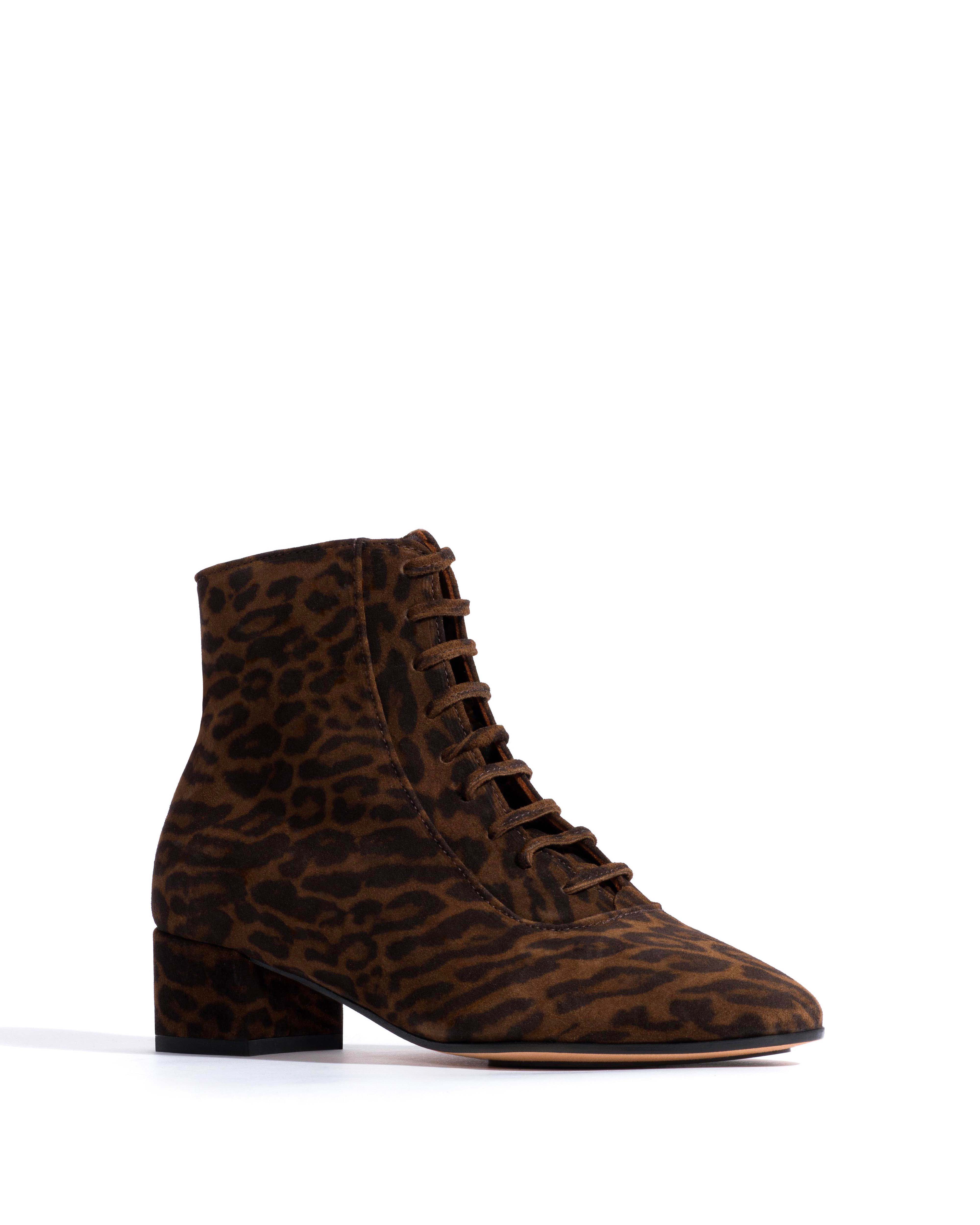 Janie 40 Calf suede print Jaguar