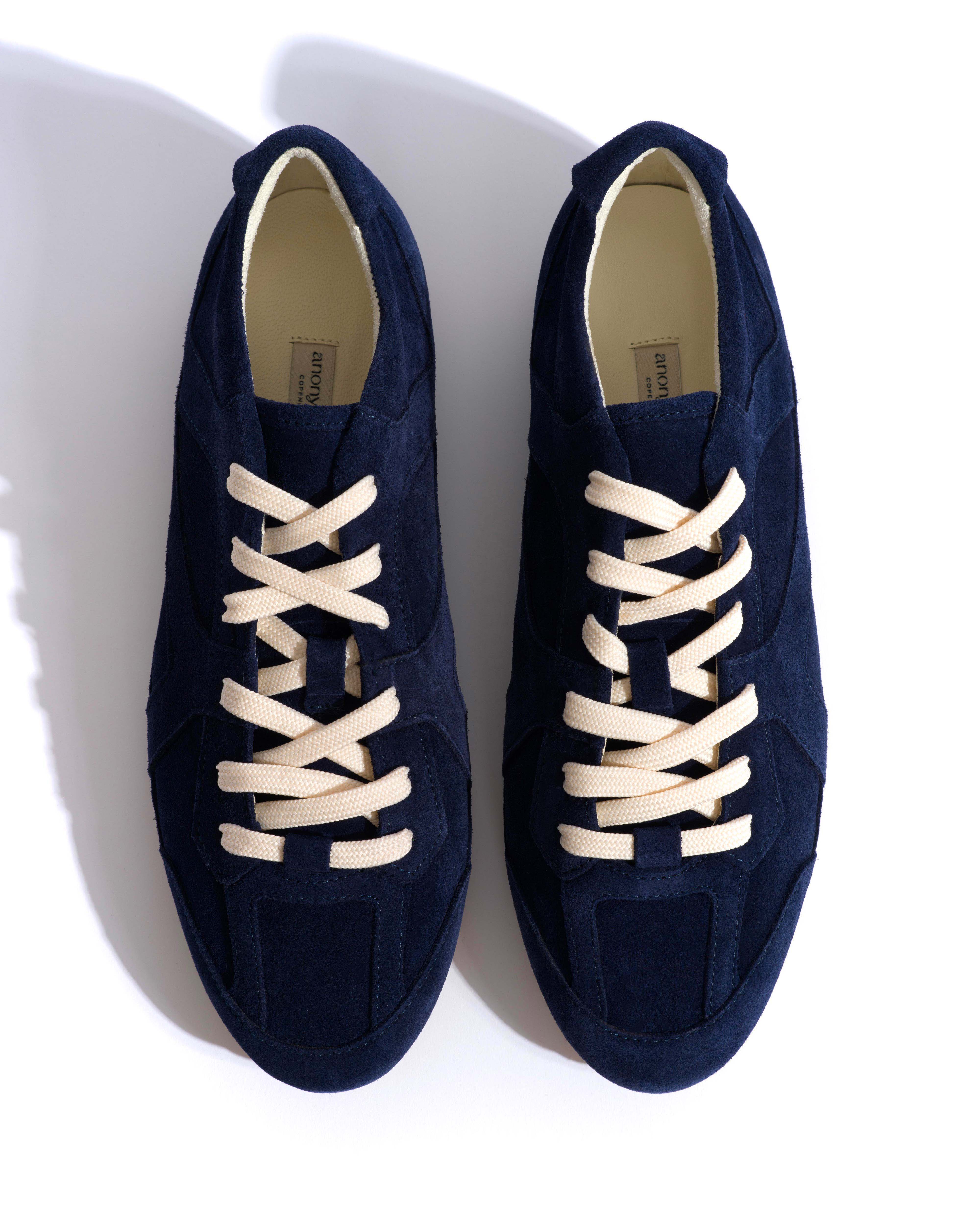 Sneakerina Calf suede Ink blue
