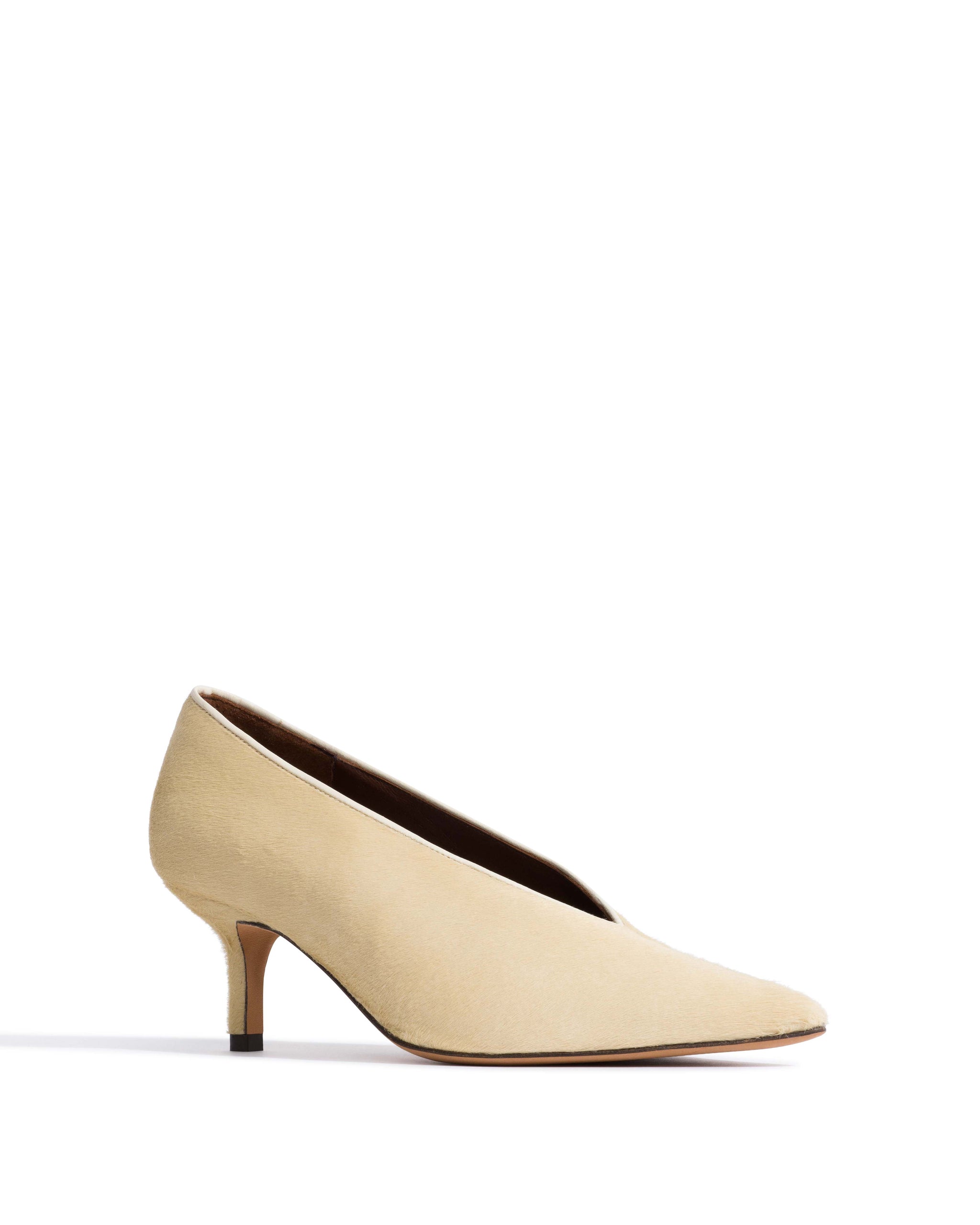 Phia 55 pin Calf hair Ivory - Anonymous Copenhagen Heels