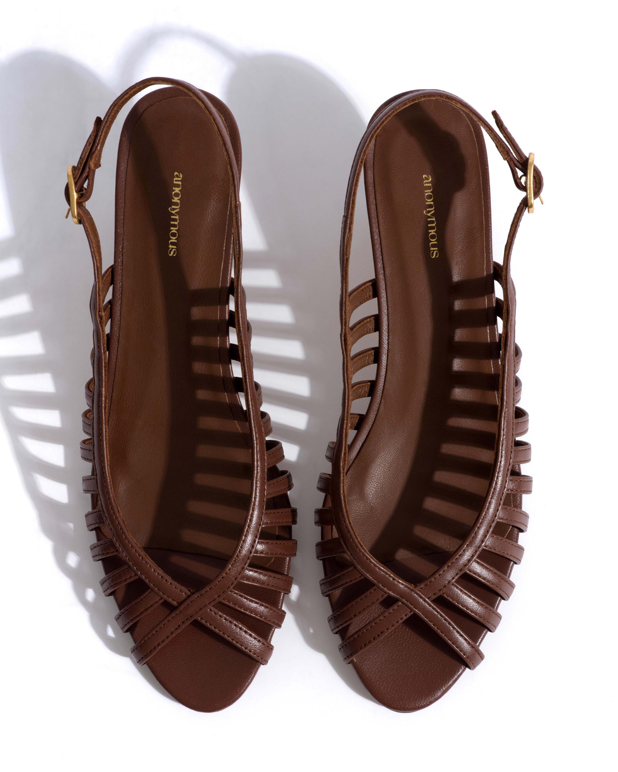 Carminho 40 stiletto Shiny lamb Chocolate - Anonymous Copenhagen Heels