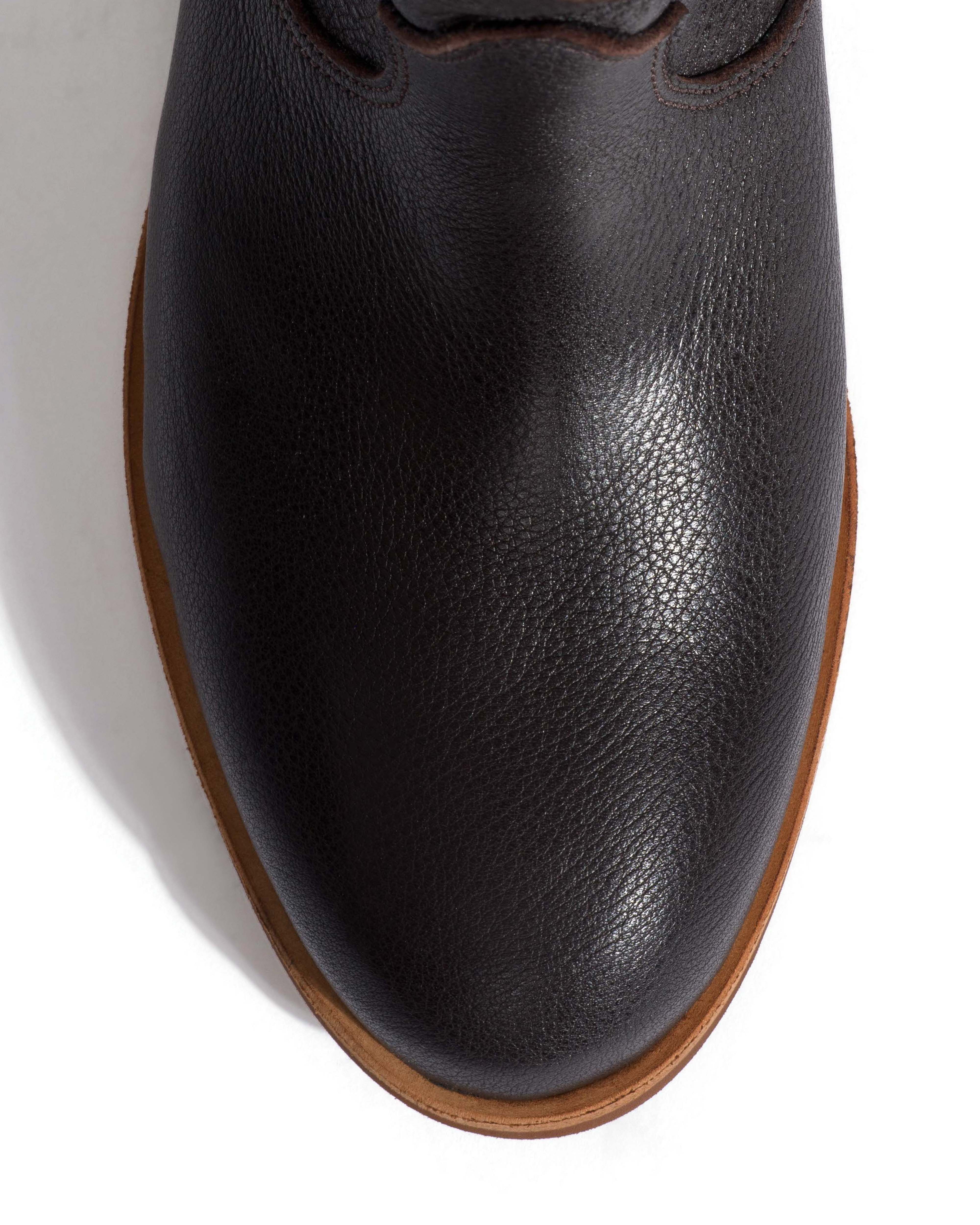 Monja Natural grain soft calf Espresso brown