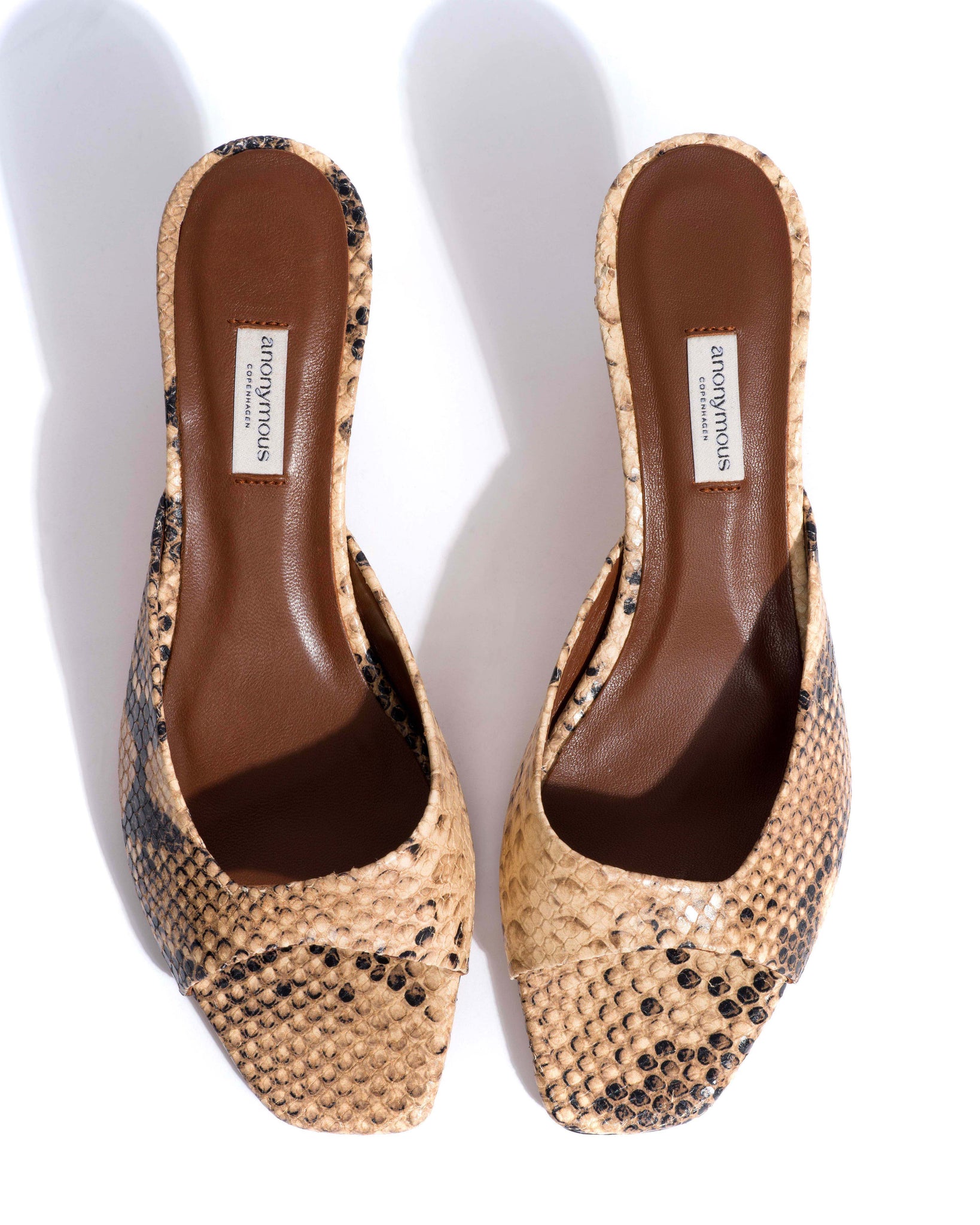 Mazy 55 Snake calf Natural sand– Anonymous Copenhagen DK Official