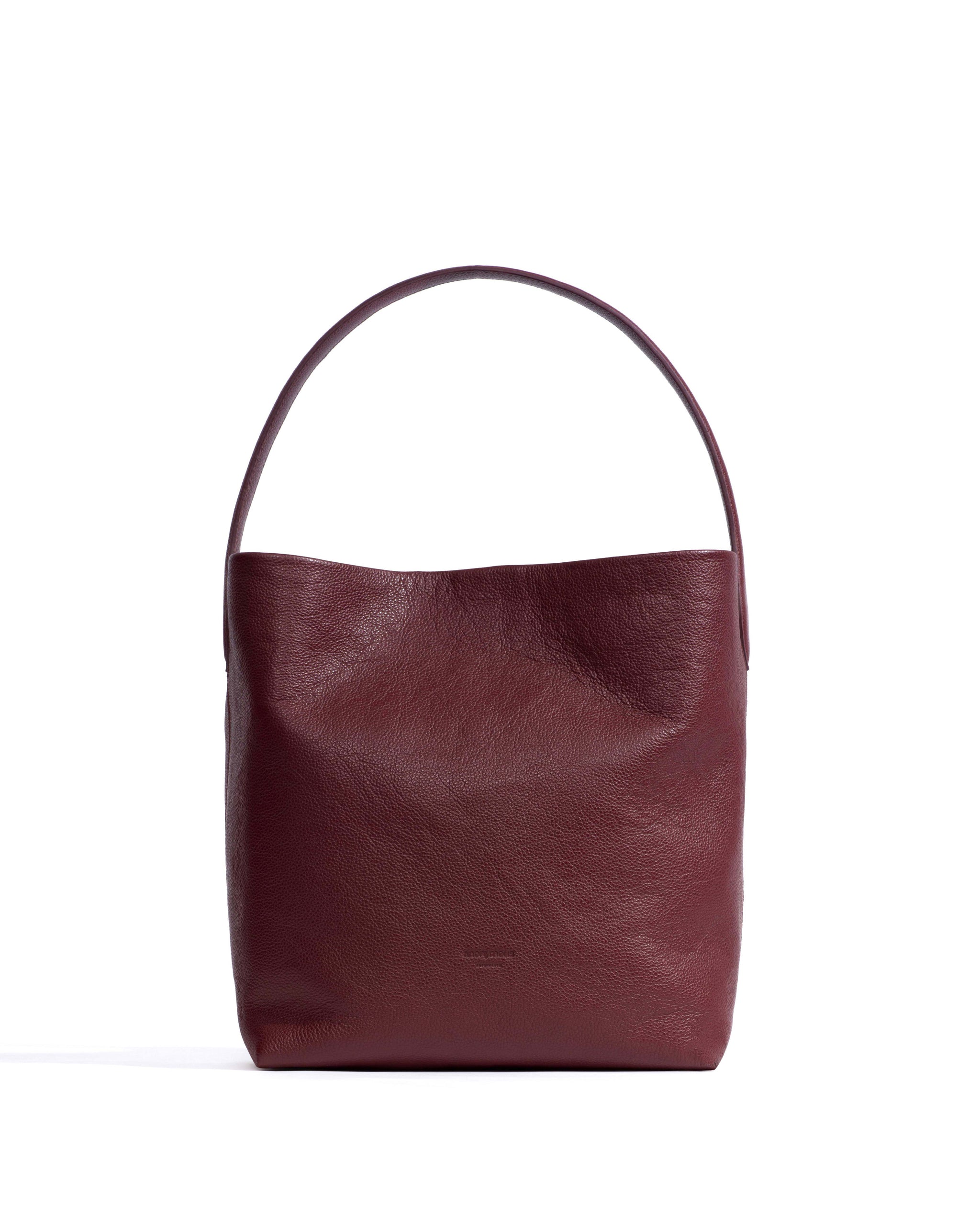 Versa everyday bag Pebbled soft calf Pomegranate - Anonymous Copenhagen Bags