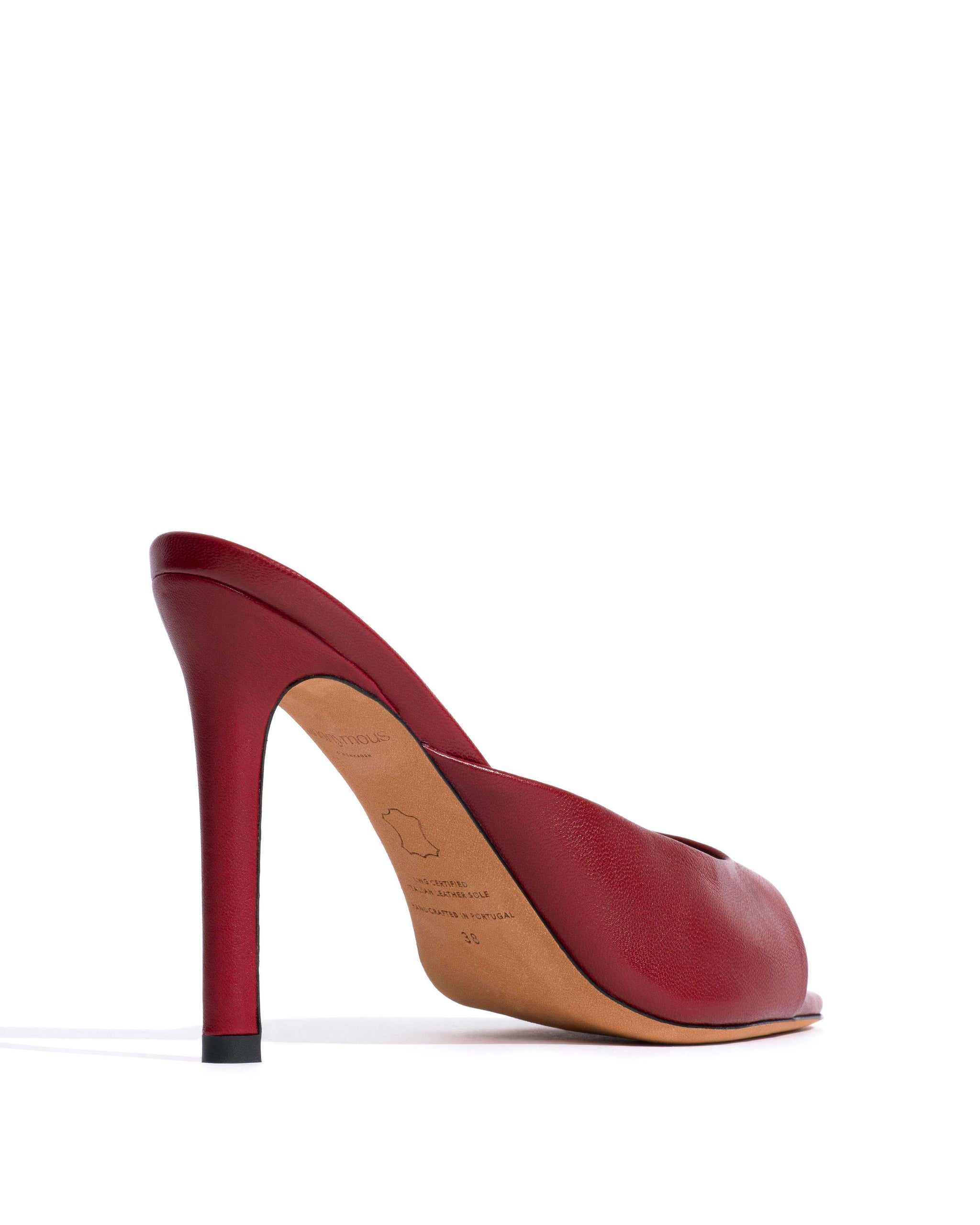 Mazy 100 Shiny lamb Pomegranate - Anonymous Copenhagen Heels