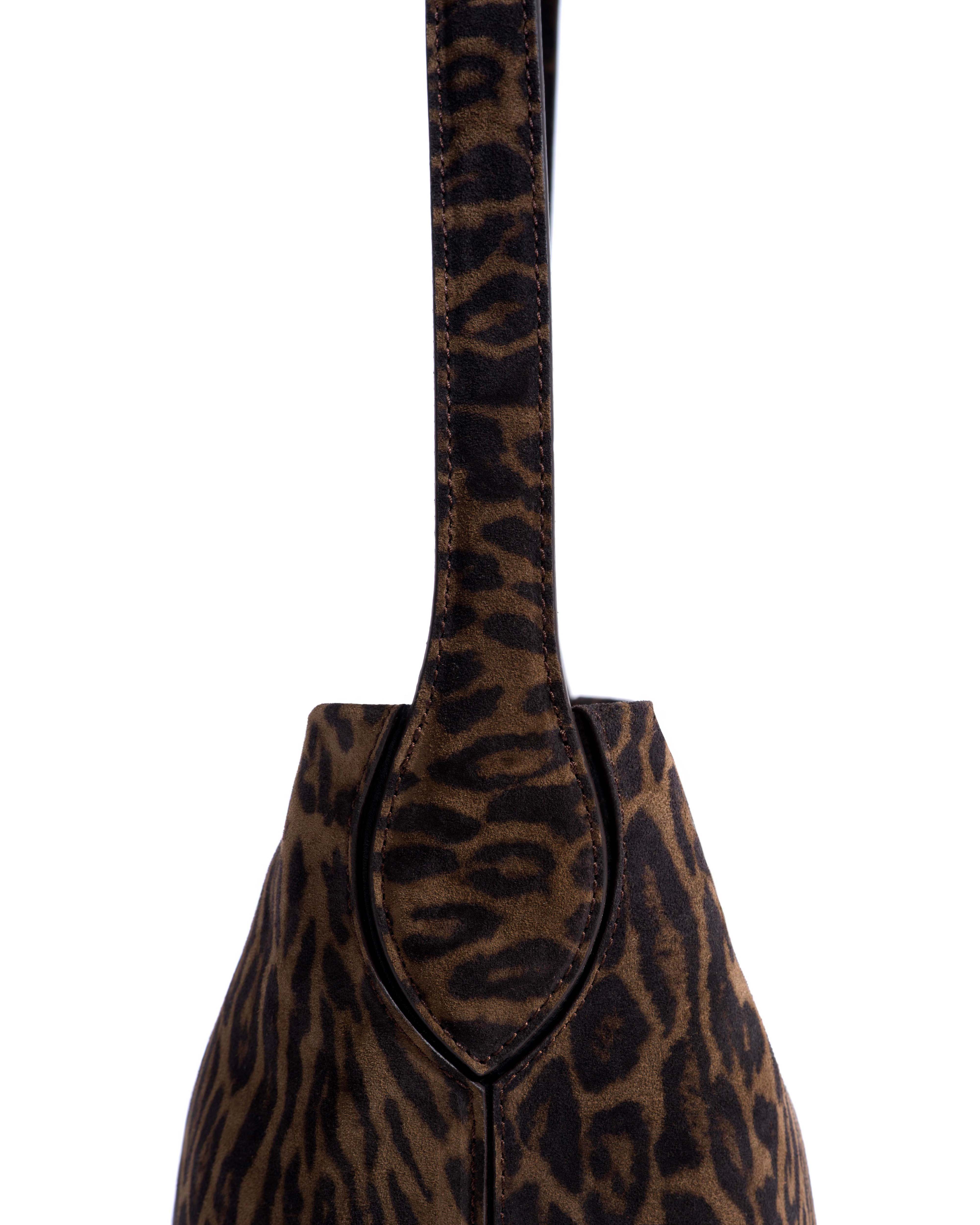 Versa petite bag Calf suede print Jaguar