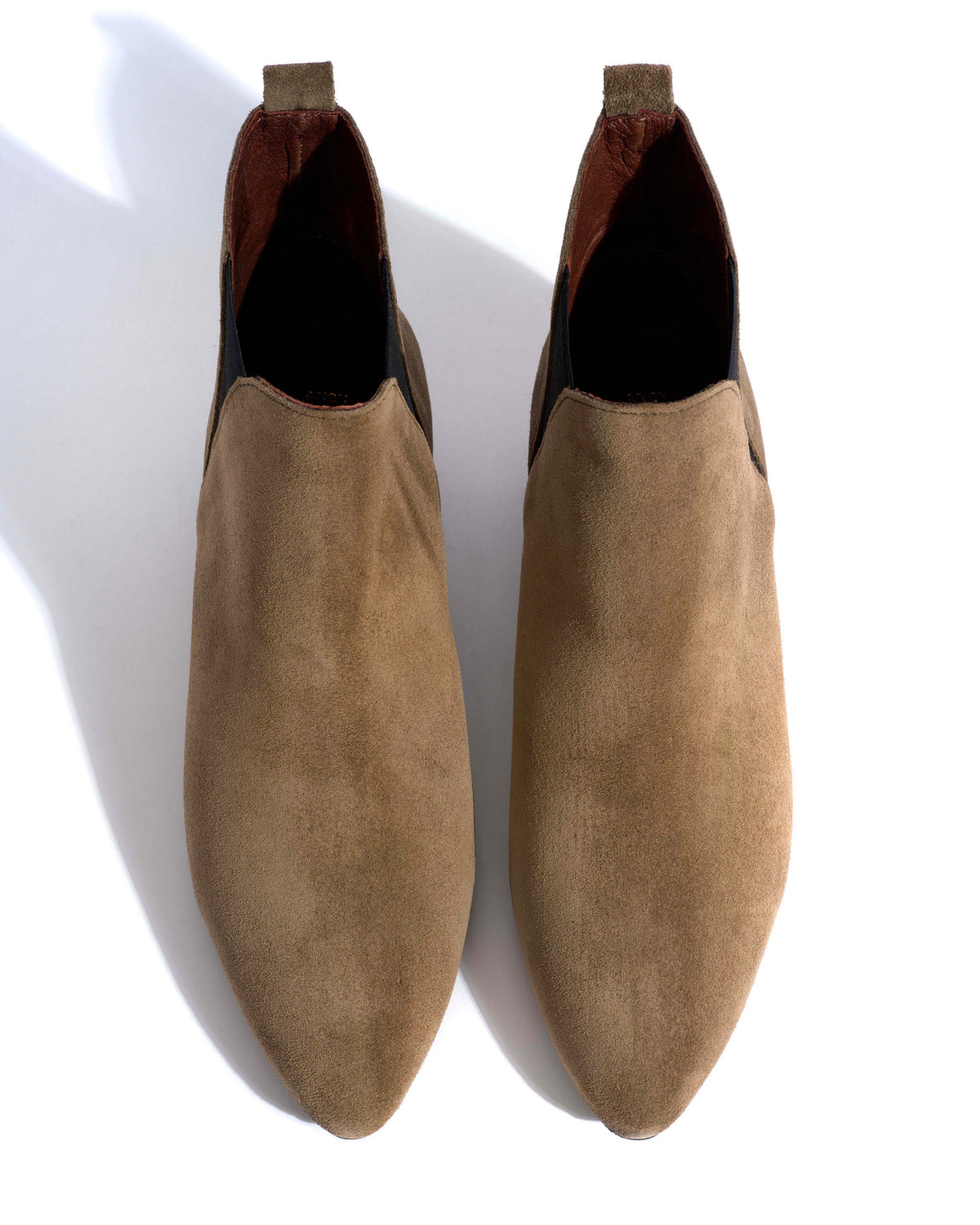 Rita Calf suede Dried olive