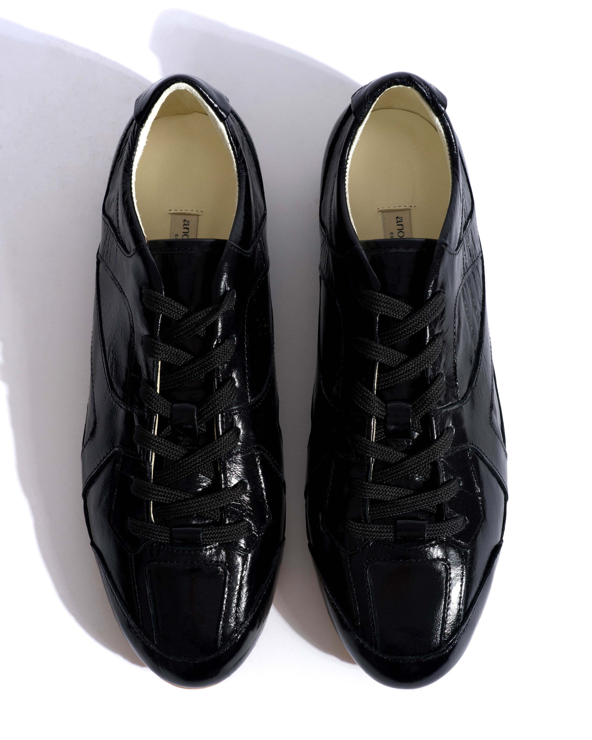 Sneakerina Crinkled polished goat Black - Anonymous Copenhagen Sneakers