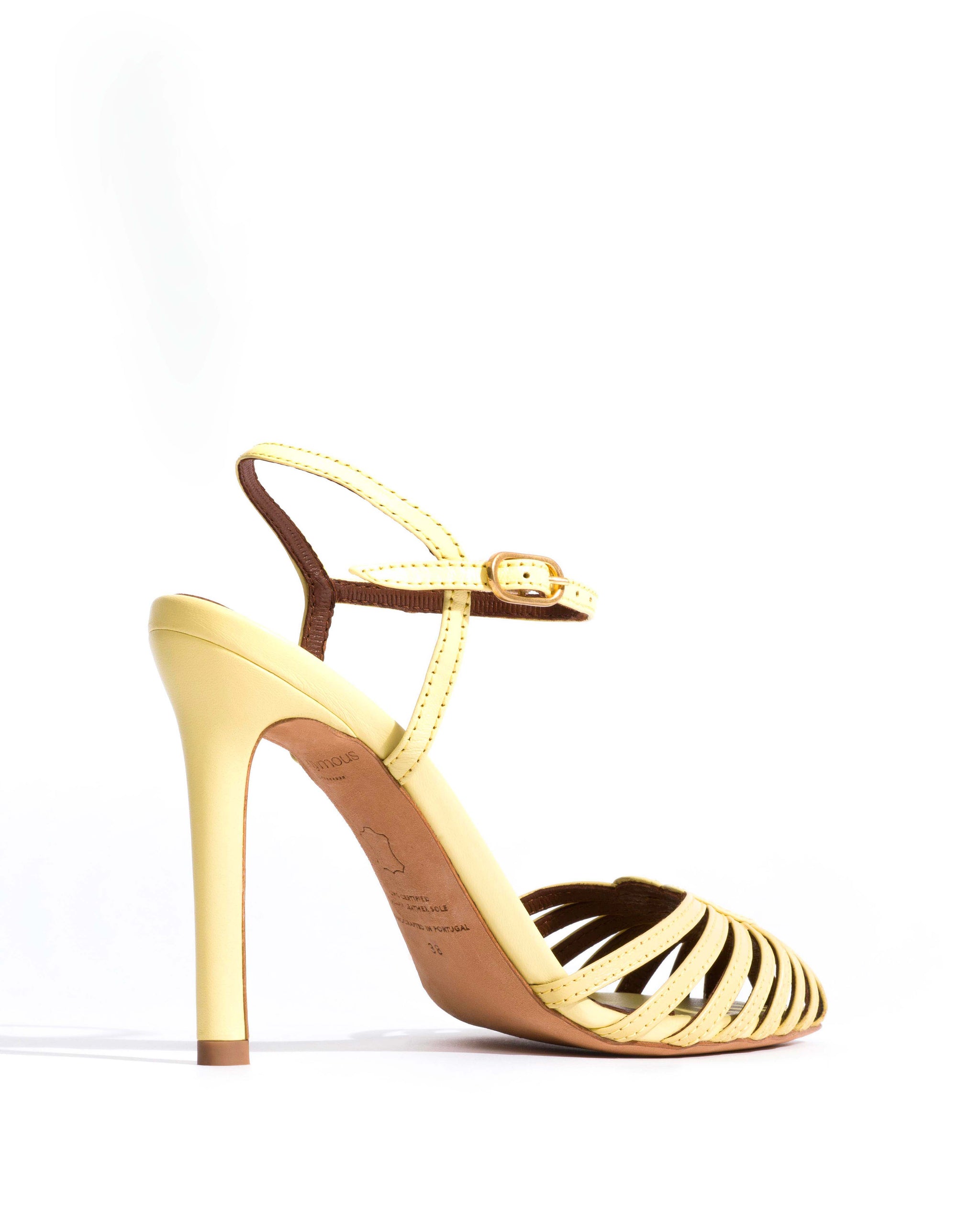 Keesha 100 Shiny lamb Pineapple ice - Anonymous Copenhagen Heels